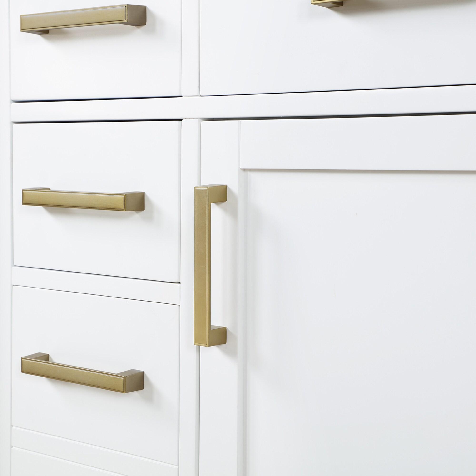 Gavino 42" Wood Vanity in White with Composite Stone Top no Mirror