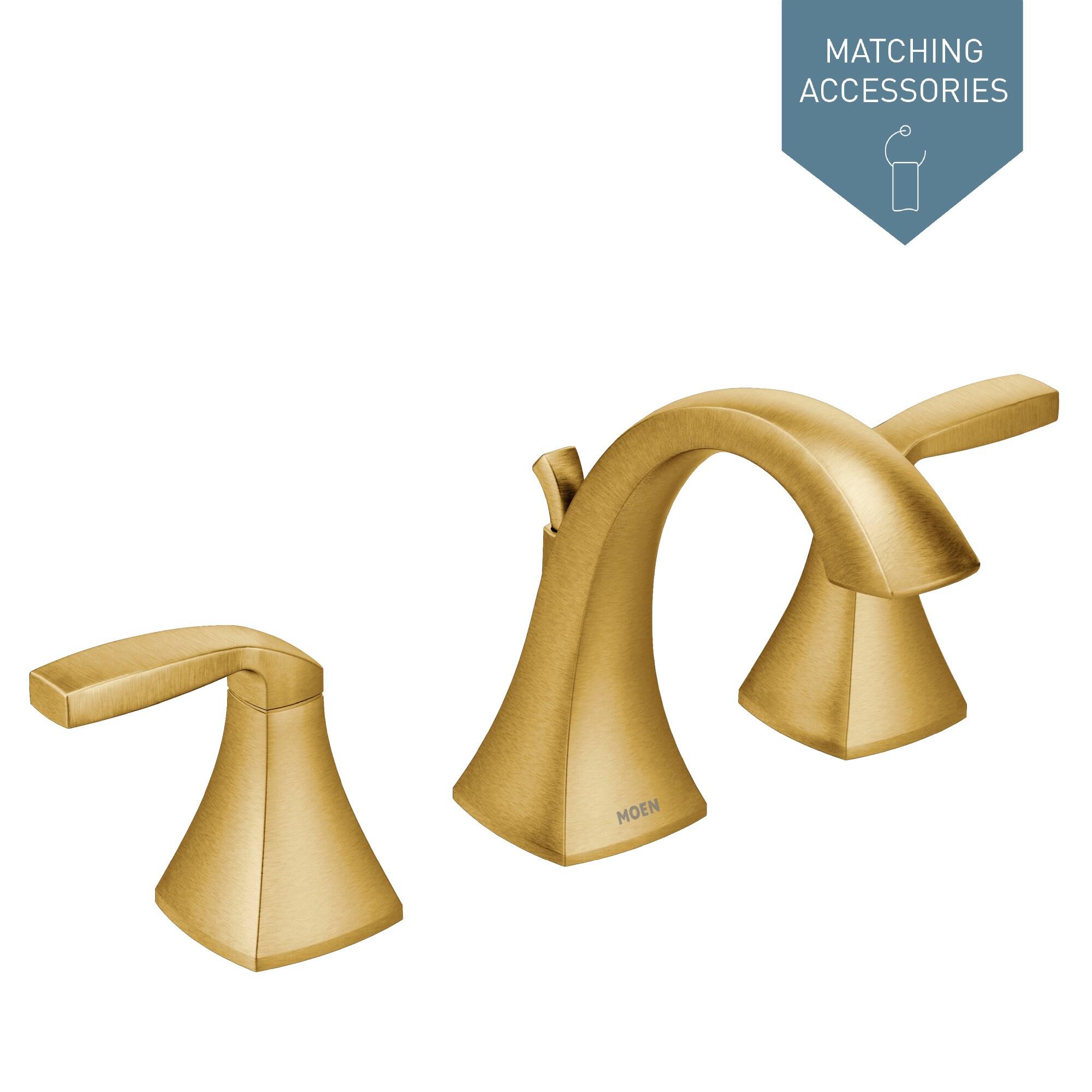Moen Voss Two Handle 8 in. Widespread Bathroom Faucet Trim Kit, Valve Required