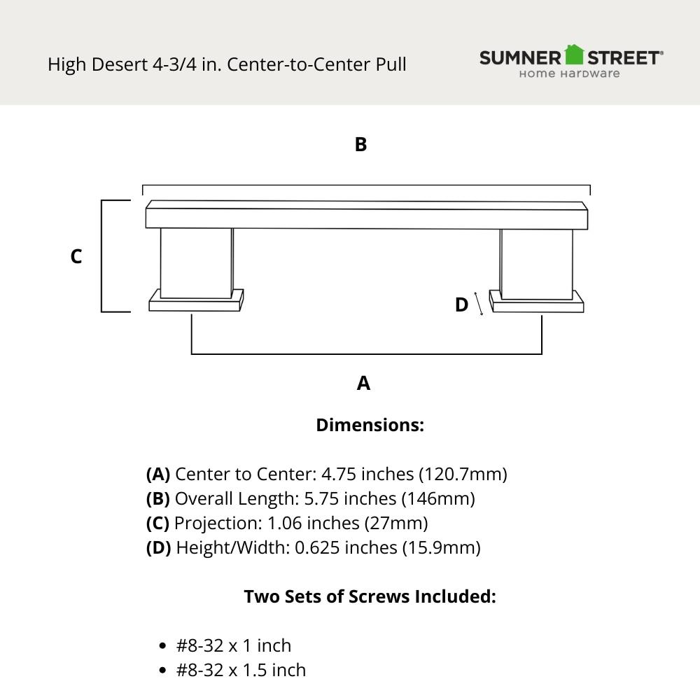 High Desert 4 3/4" Center to Center Bar Pull