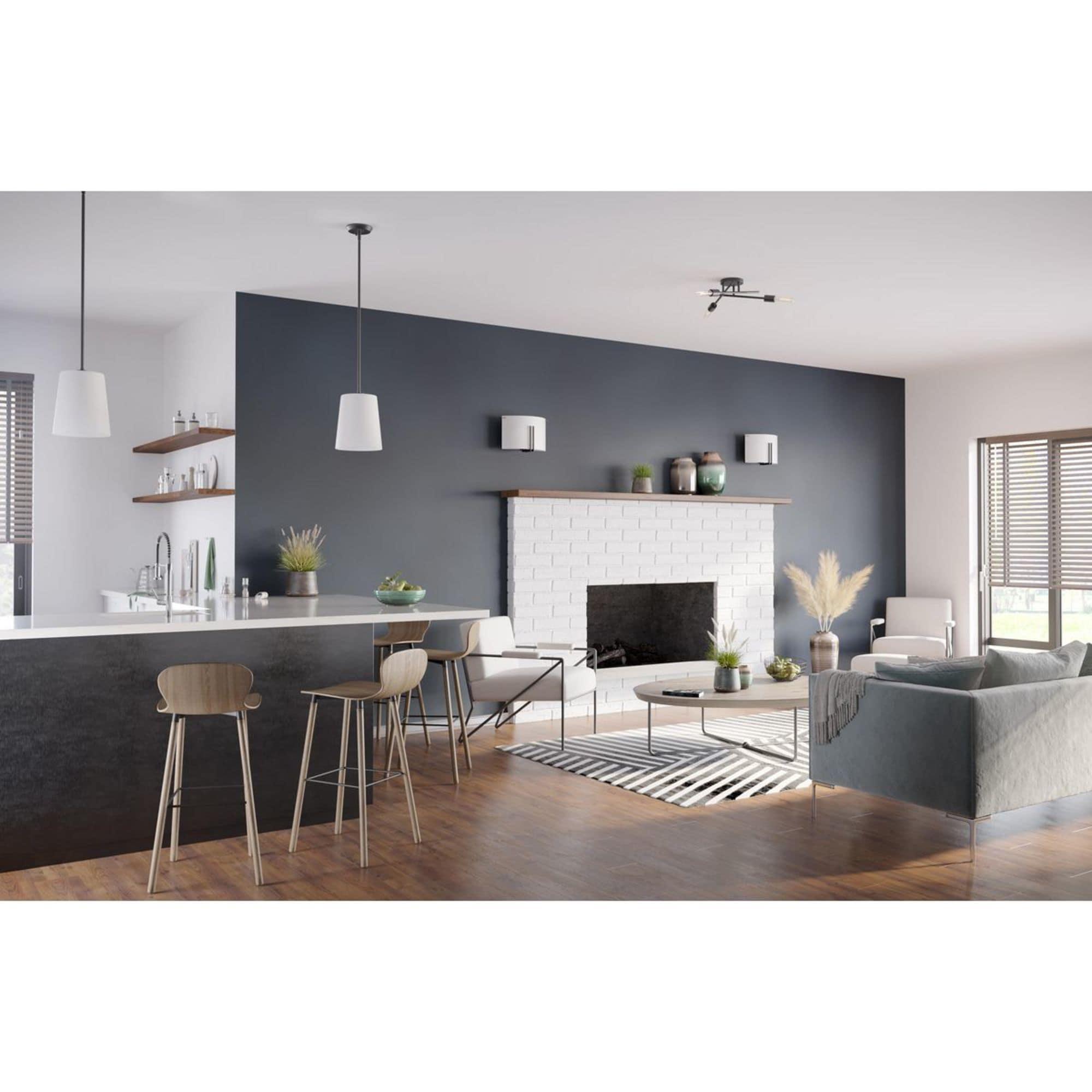 P500429-31M-Progress Lighting-Clarion - 1 Light Pendant In Contemporary Style-11.37 Inches Tall and 9 Inches Wide-Matte Black Finish    -Traditional