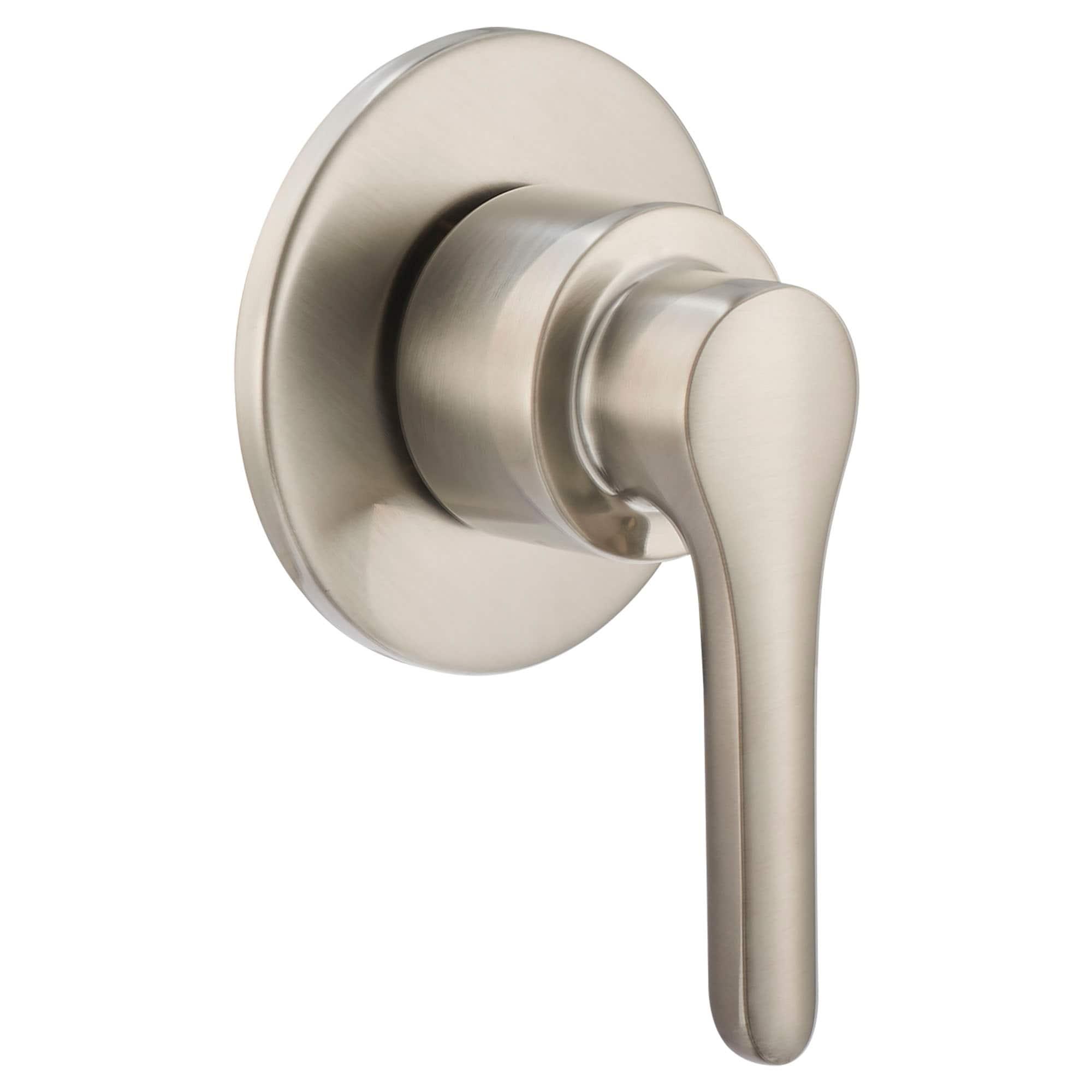 Studio S 1-Handle Wall-Mount Diverter Valve Trim Kit in Brushed Nickel (Valve Not Included)