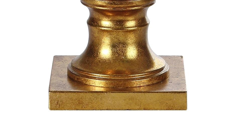 JONATHAN Y Hunter 32" Metal/Glass LED Table Lamp, Gold Leaf (Set of 2)