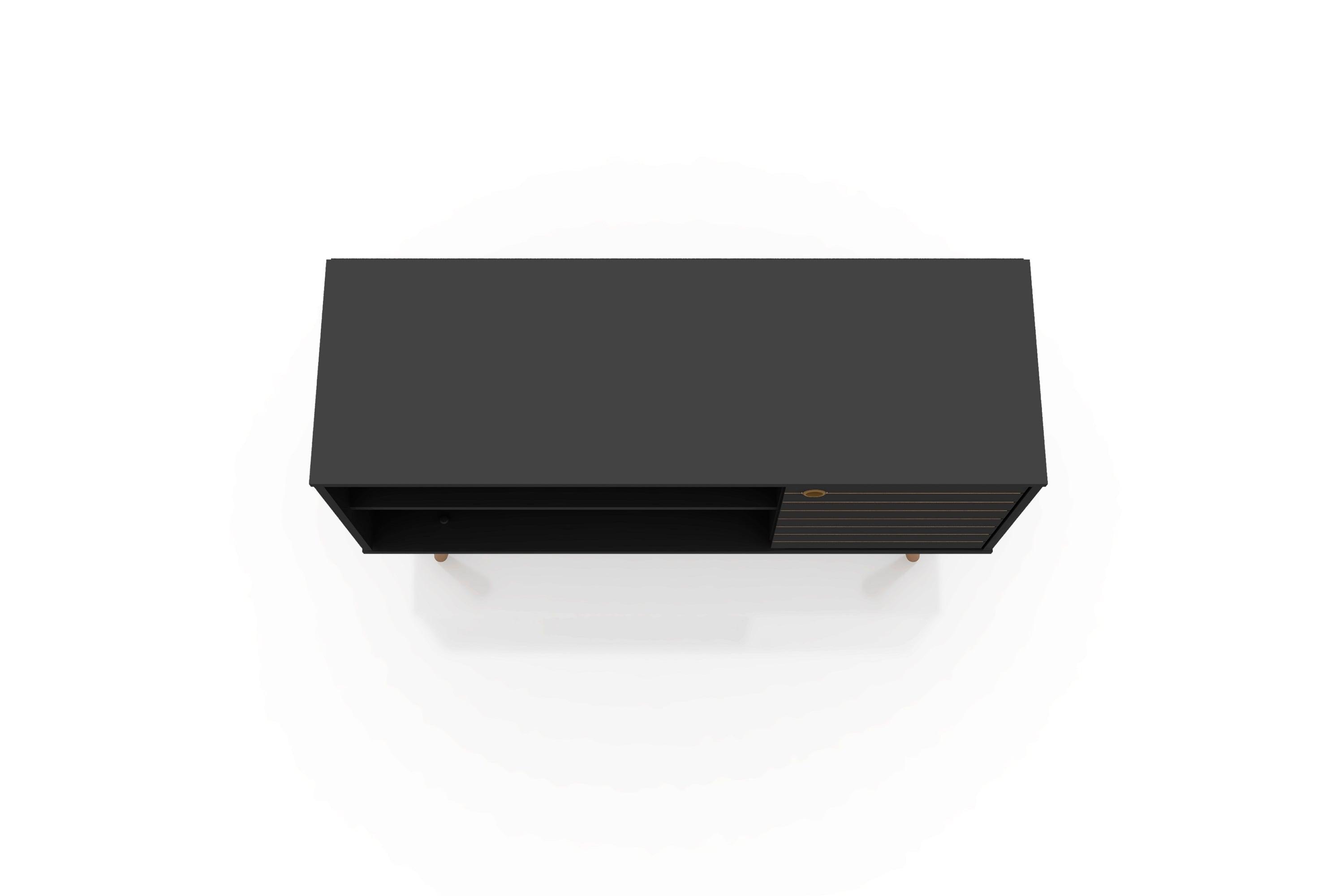 Liberty 42.52" Mid-Century Modern TV Stand with 2 Shelves and 1 Door
