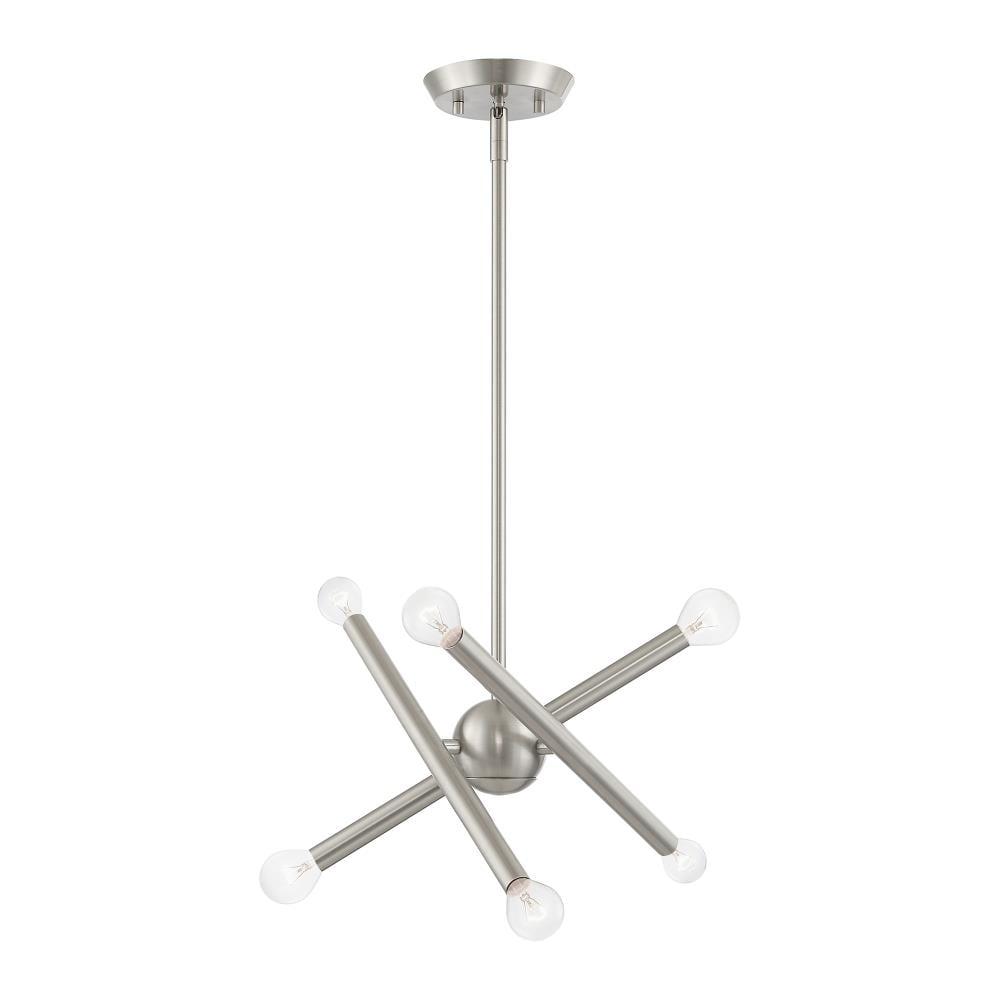 Livex Lighting Soho 6 - Light Chandelier in  Brushed Nickel