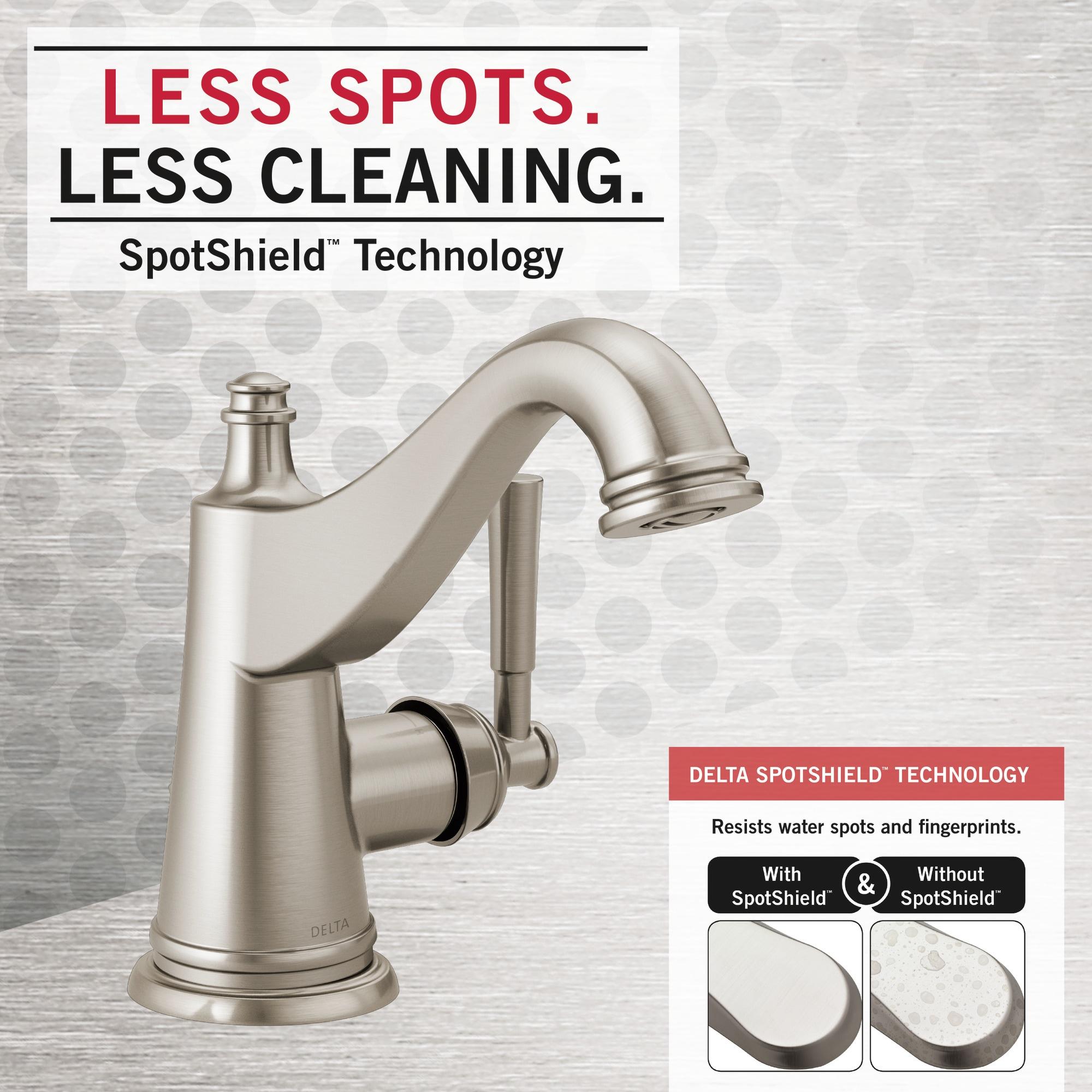 Mylan Single Hole Bathroom Faucet with Drain Assembly, Single Handle Bathroom Sink Faucet