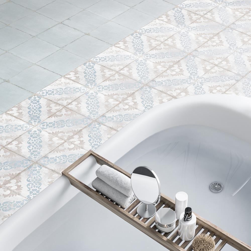 Barcelona 6" x 6" Porcelain Patterned Wall & Floor Tile