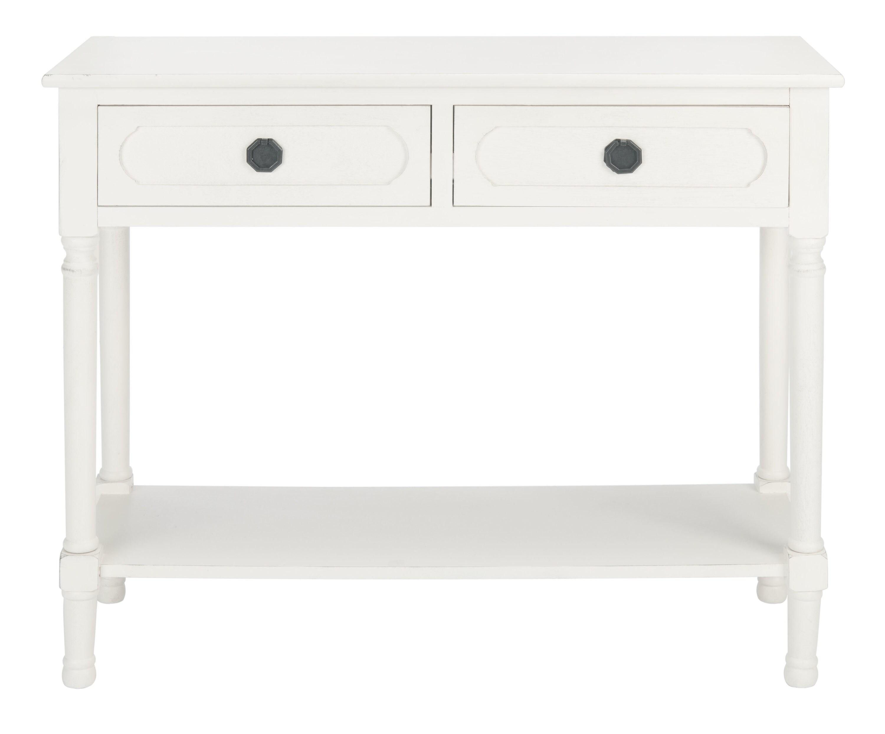 Allura 2 Drawer Console Table - CNS5725A - Off-White - Safavieh