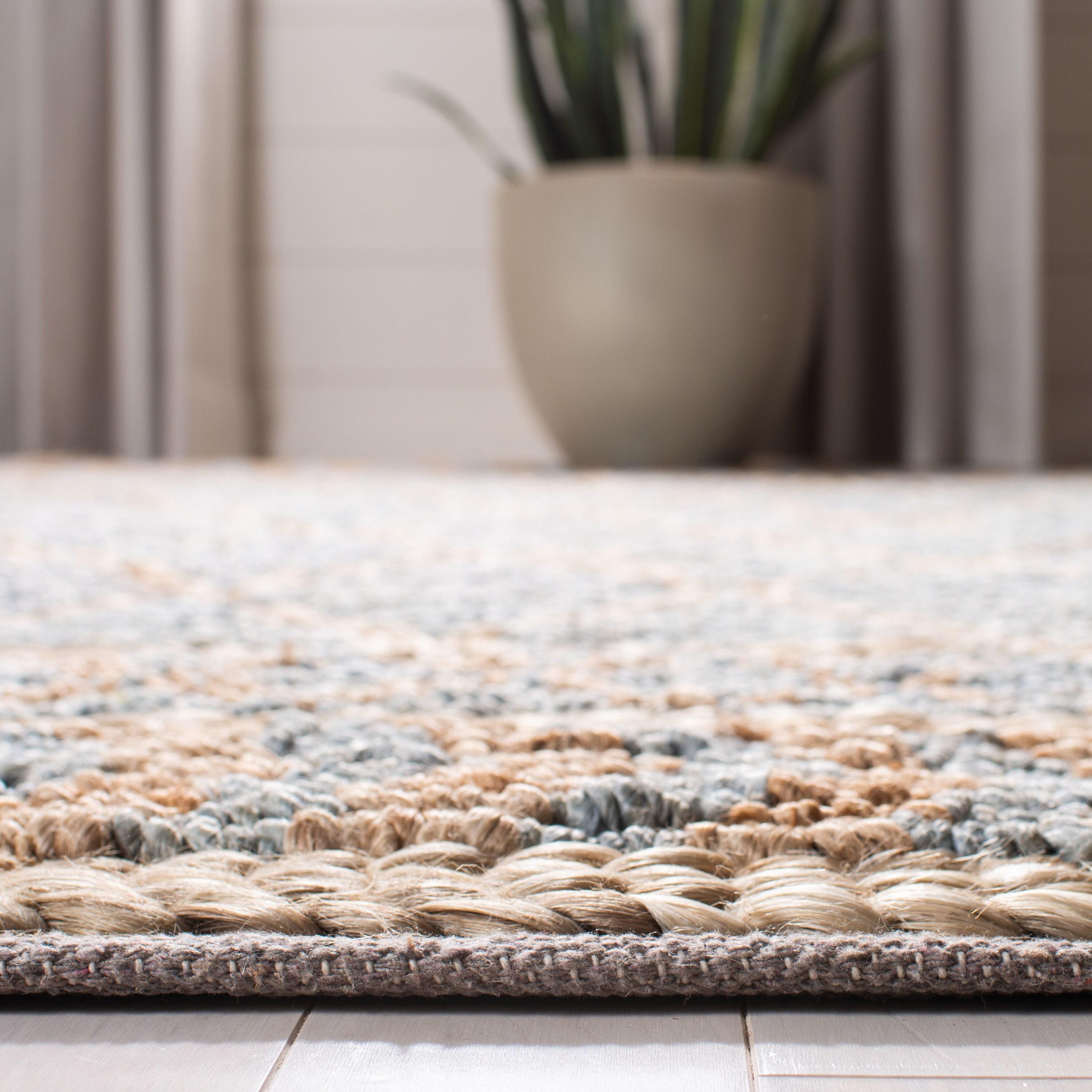 Sand & Stable™ Phippsburg Geometric Handwoven Natural/Blue Area Rug