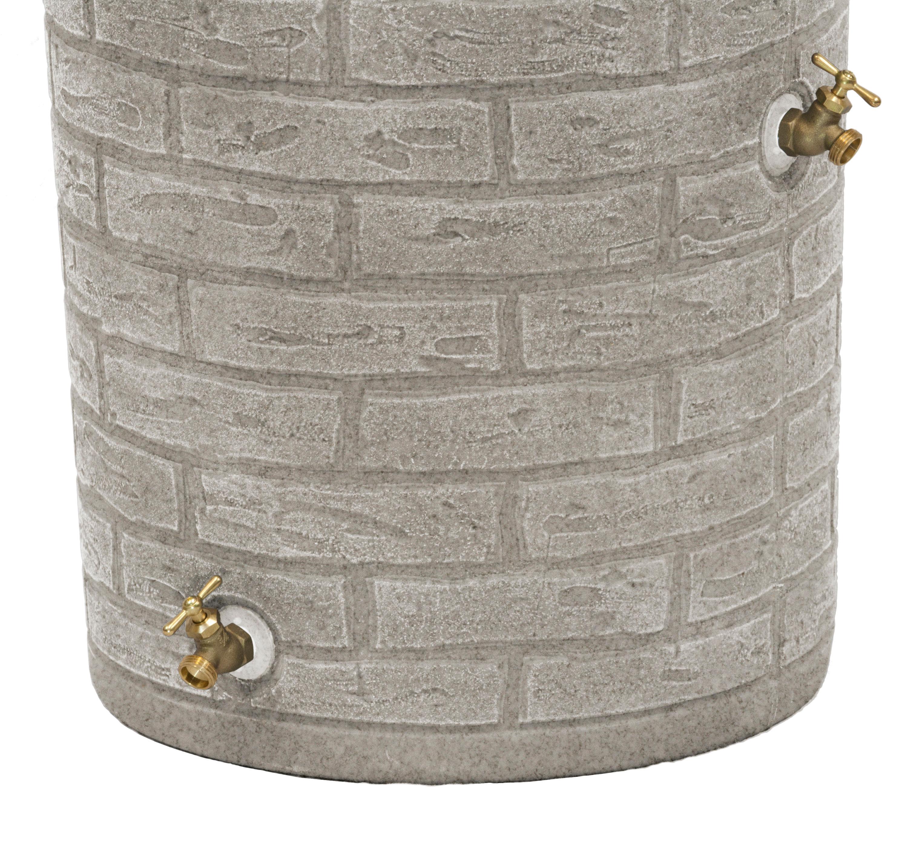 Good Ideas Good Ideas 50 Gallons Plastic Drainable Planter Rain Barrel