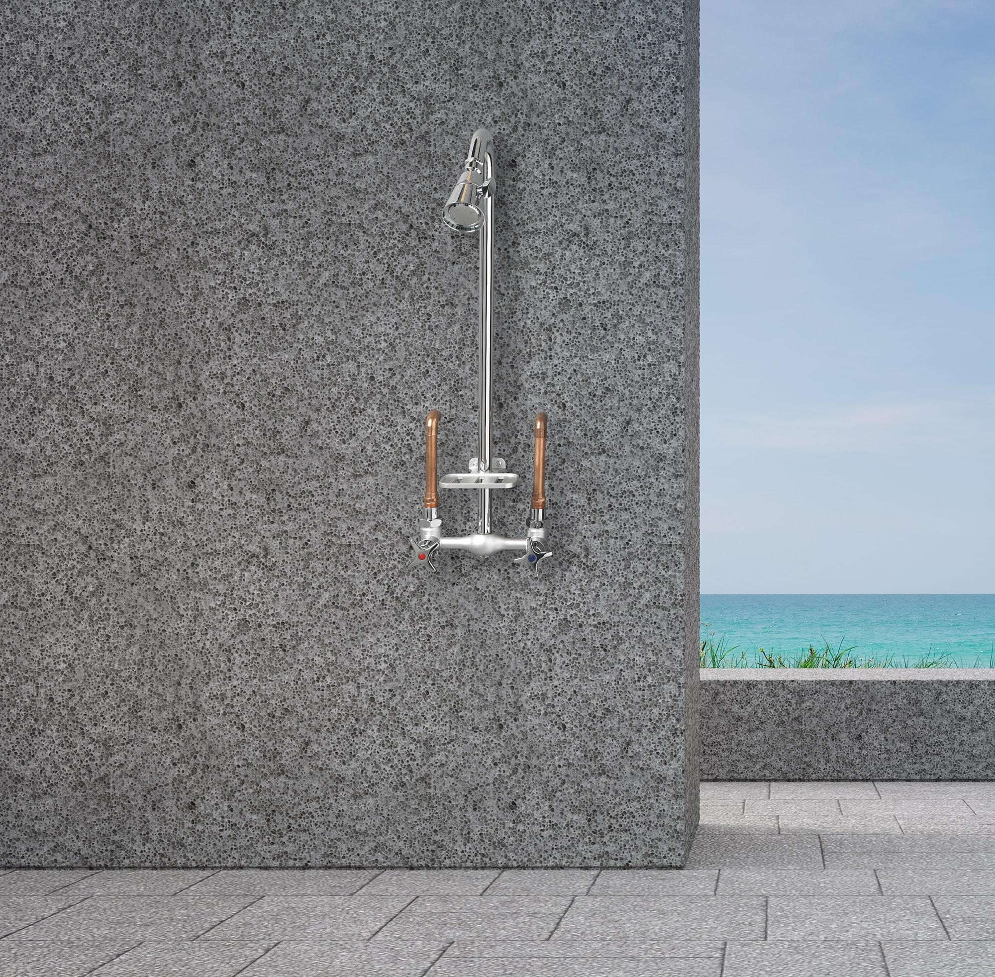 Homewerks 2-Handle Chrome Wall Mount Tub Faucet