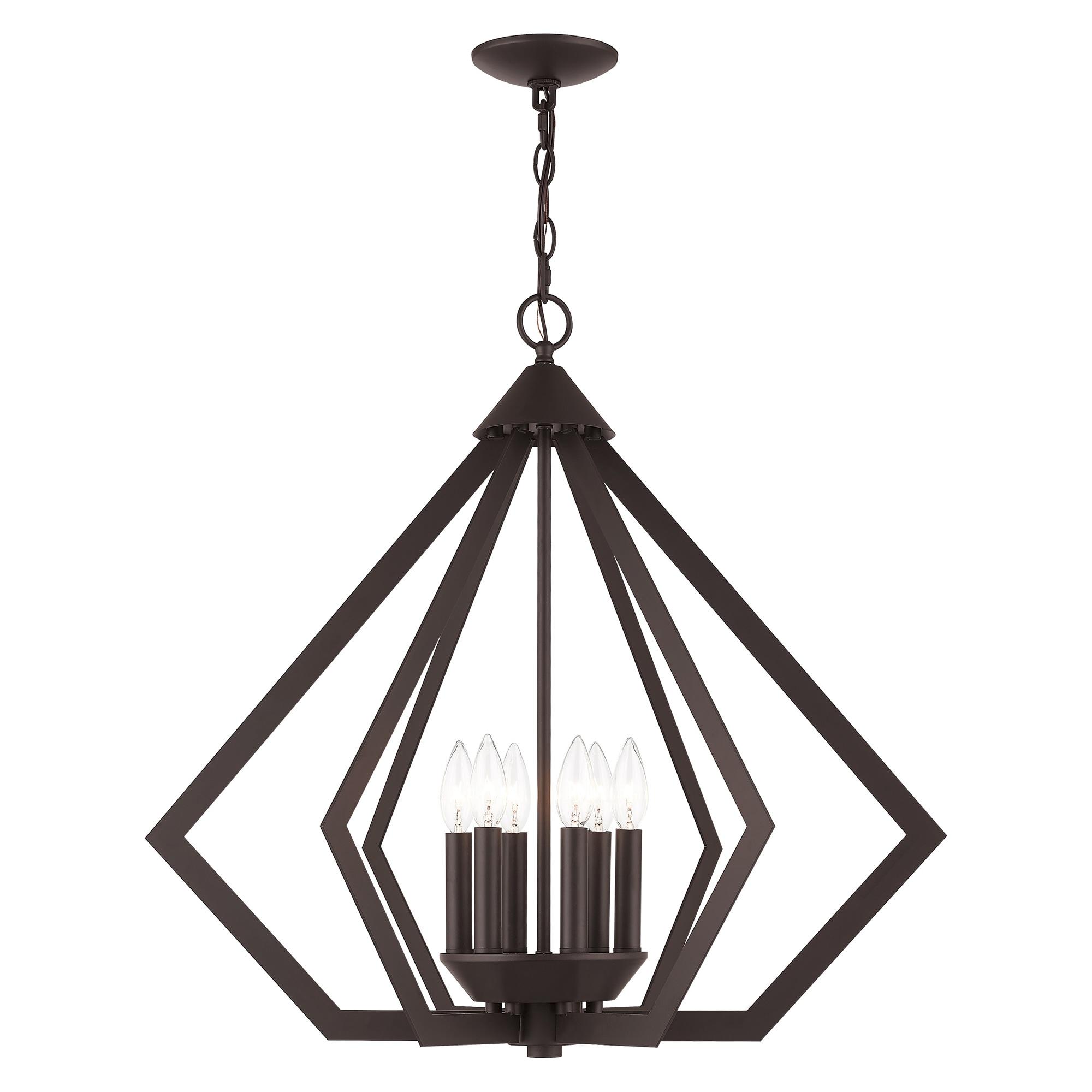 Livex Lighting - Prism - 6 Light Chandelier in Contemporary Style - 26 Inches