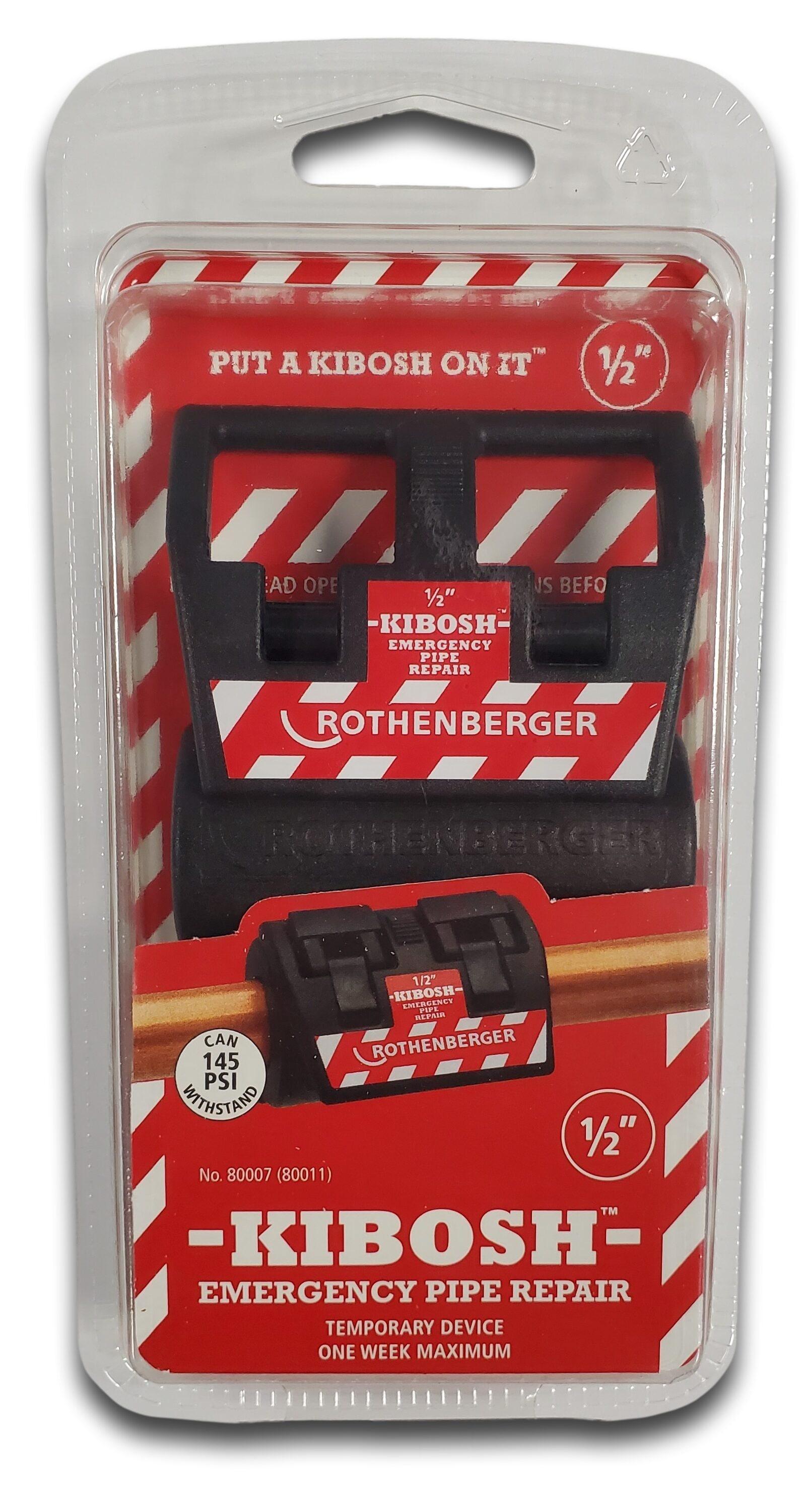 Rothenberger Repair Clamp,1/2"MaxOD,Partial Cov,3"L 80007