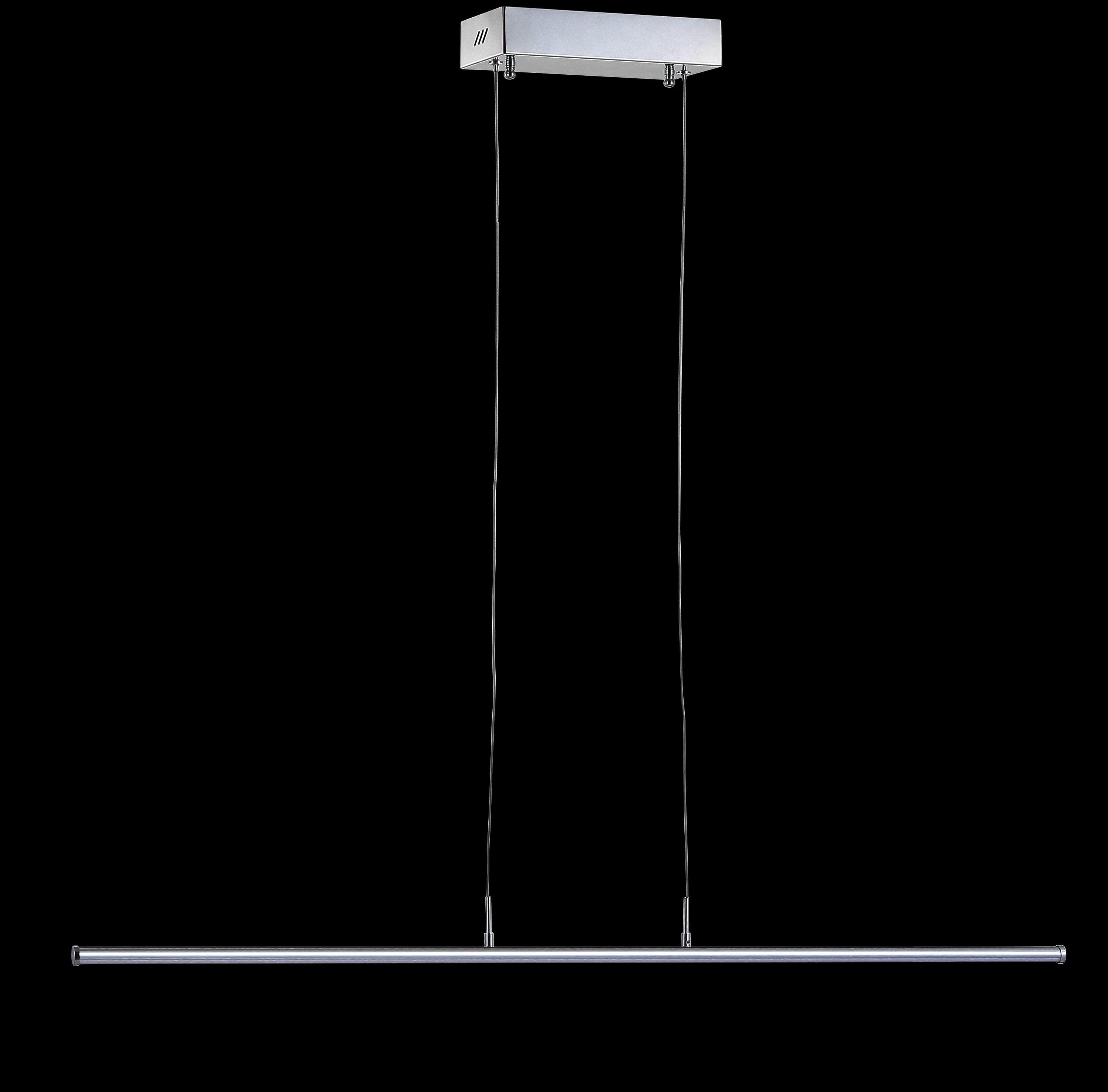 Conley 39.5" Dimmable Adjustable Integrated LED Metal Linear Pendant, Chrome