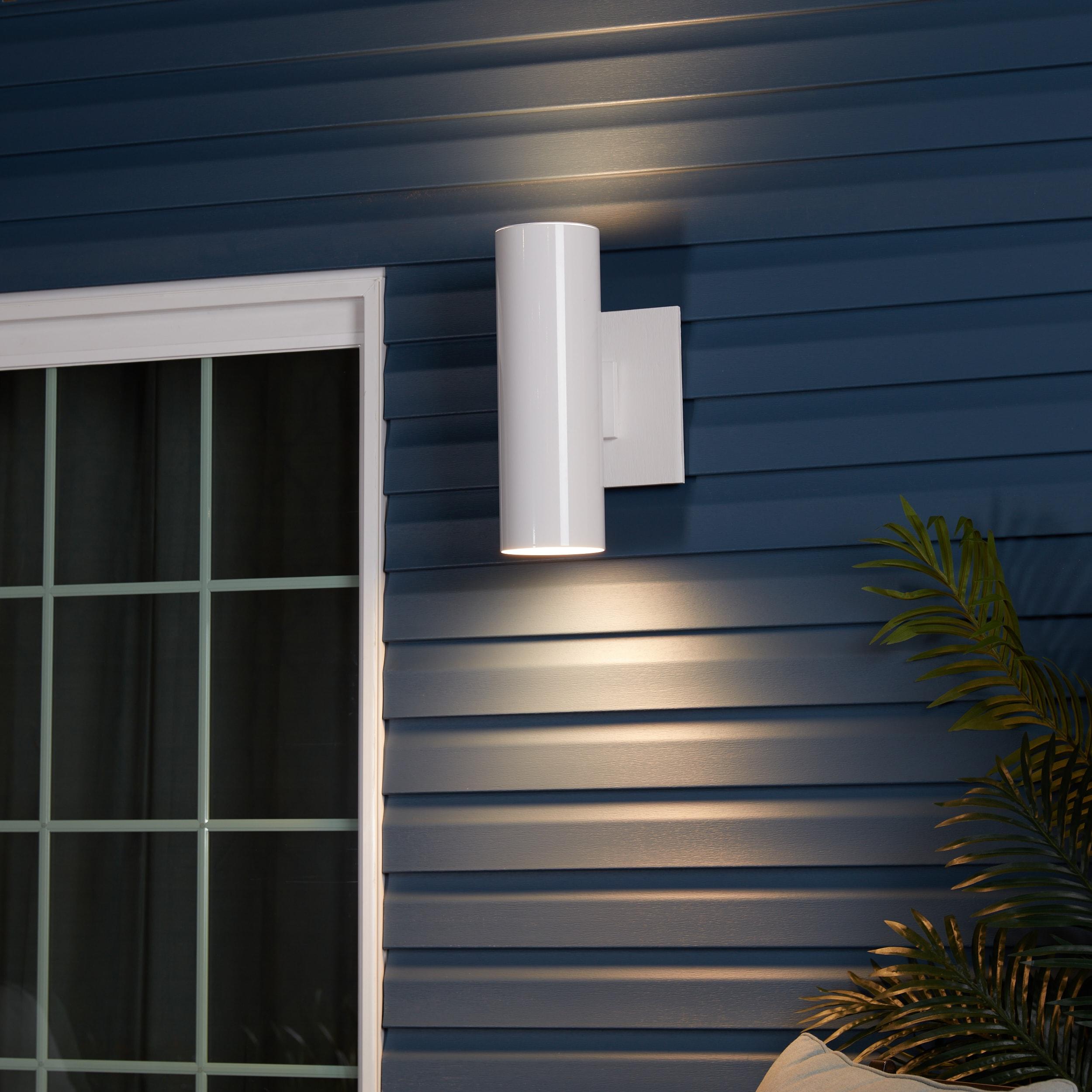 Porcia Outdoor Sconce - White / 18.25"H