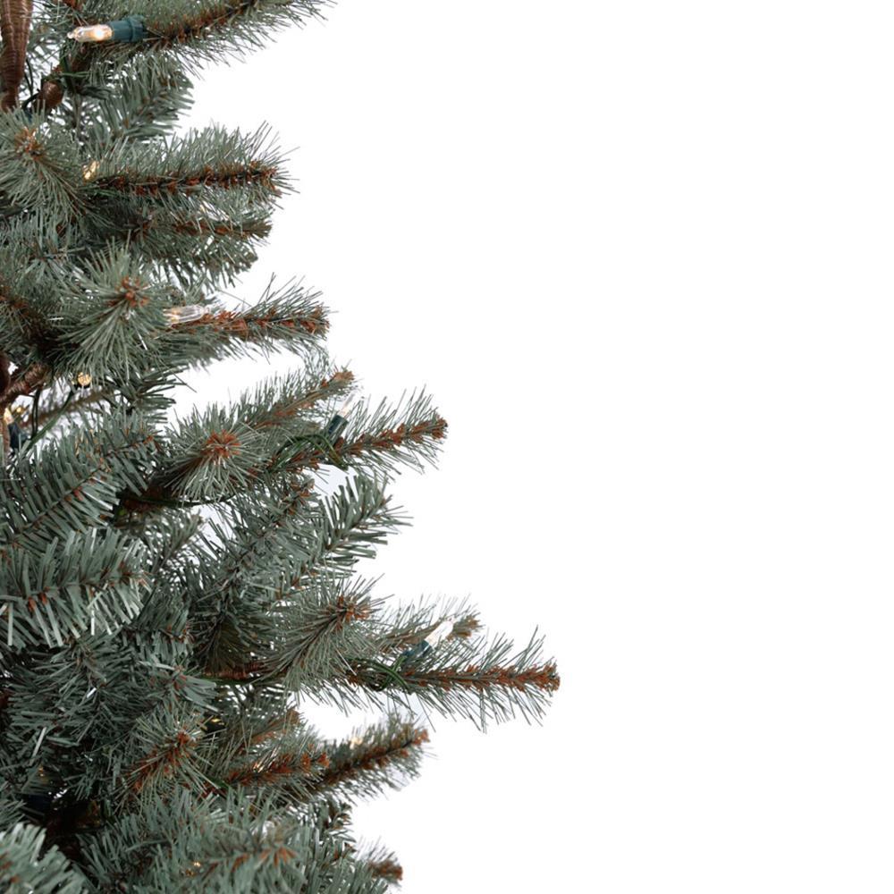 Rustic Farmhouse 36'' Lighted Pine Christmas Tree (Set of 2)