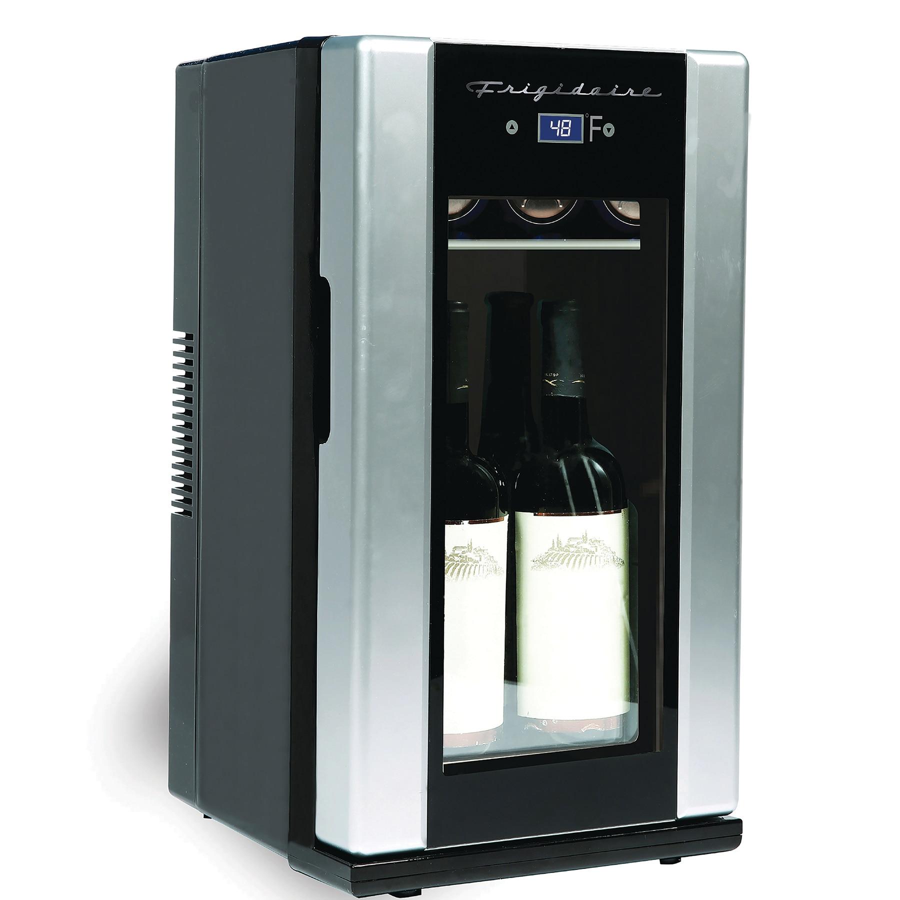 Frigidaire FRIGIDAIRE 18 Can OR 4 Wine Bottle Retro Beverage Fridge, Temperature Control, Thermoelectric