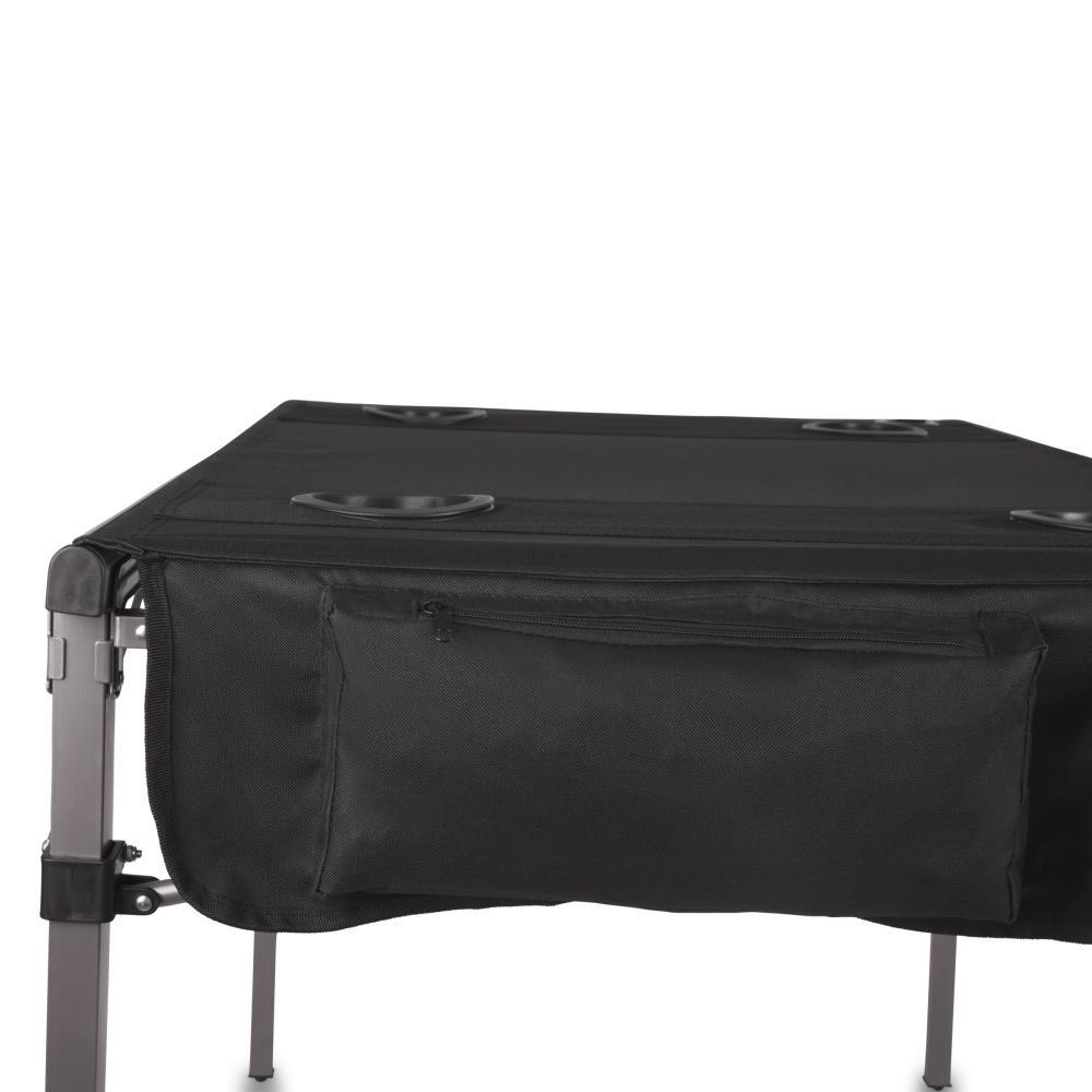 Picnic Time Canvas Travel Table - Black