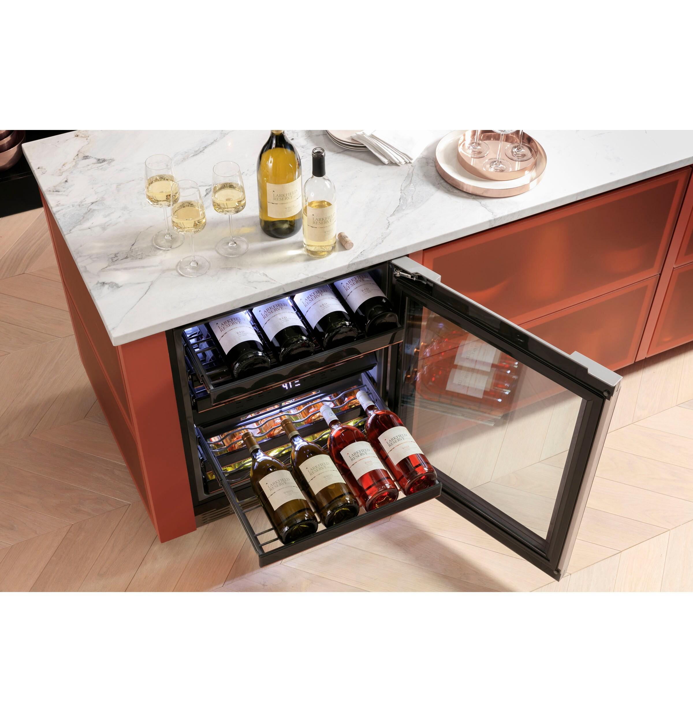 Smart Appliances 46 Bottle Dual Zone Convertible Wine and Beverage Refrigerator with WiFi