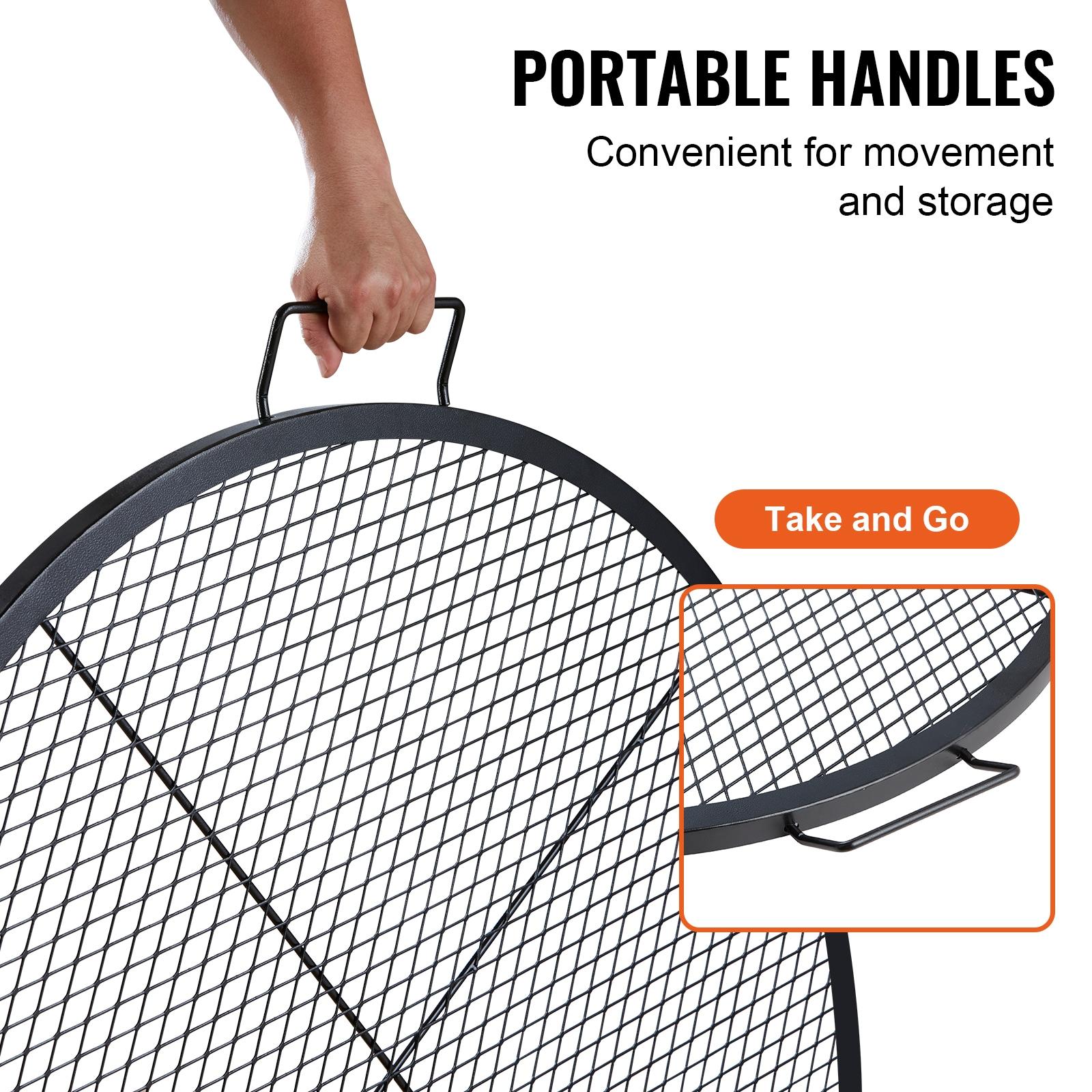 VEVOR Round Alloy Steel Fire Pit Tool