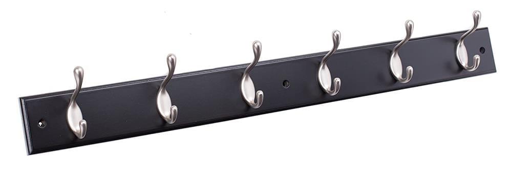 BirdRock Home Oval Hook Coat and Hat Rack - 6 Hooks