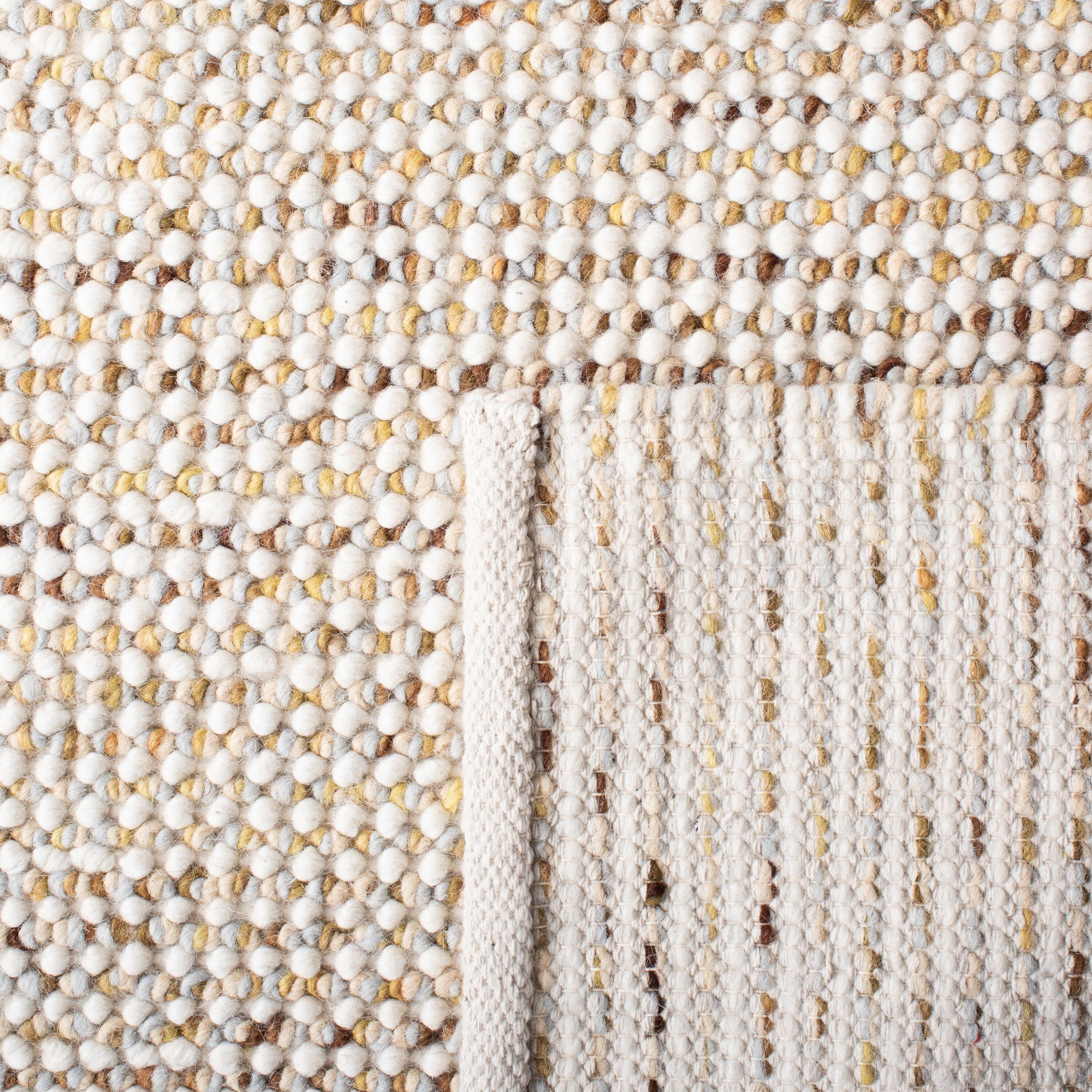 Vermont VRM401 Hand Woven Accent Rug - Ivory/Silver - 3'x5' - Safavieh.