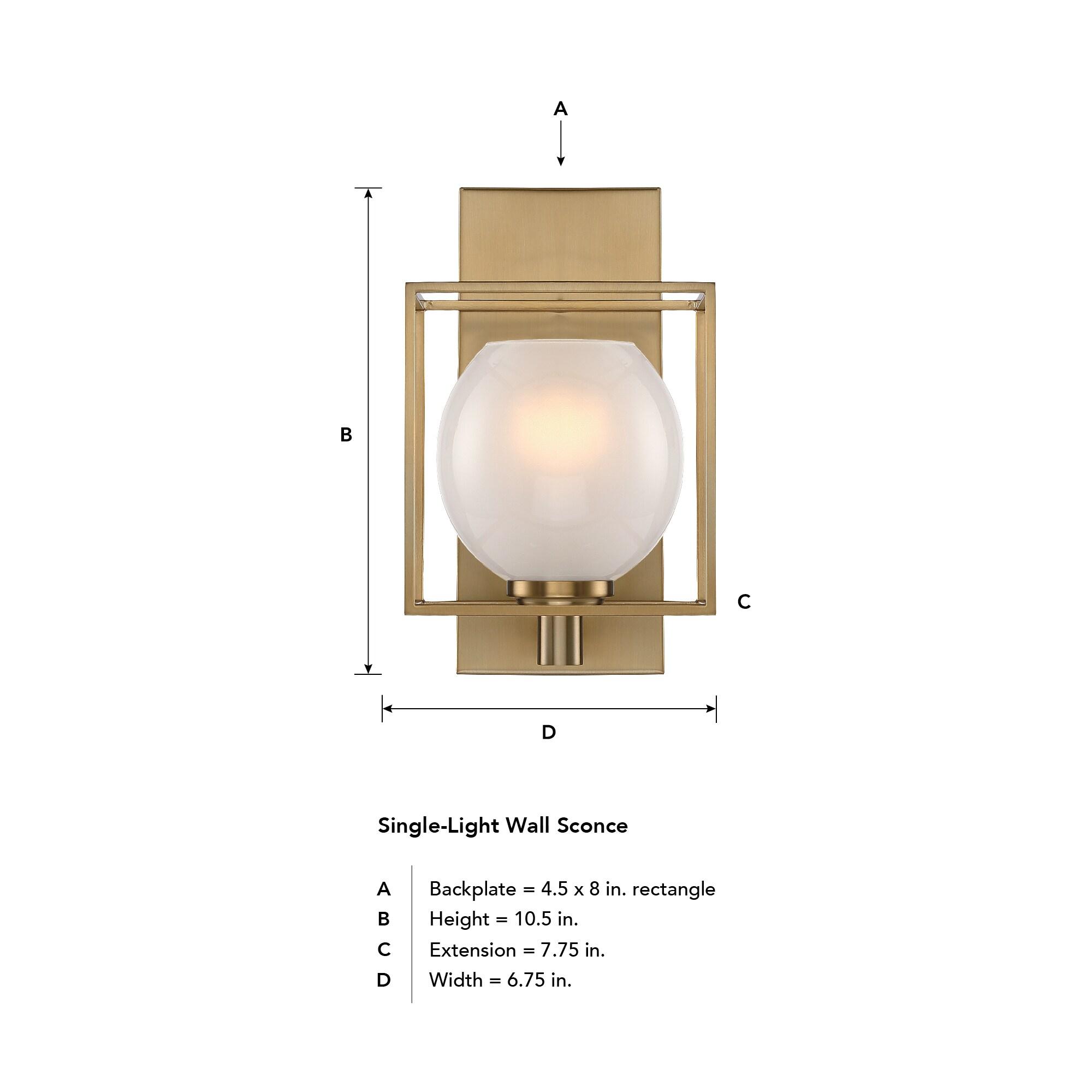 Designers Fountain - One Light Wall Sconce - Cowen - 1 Light Wall Sconce -