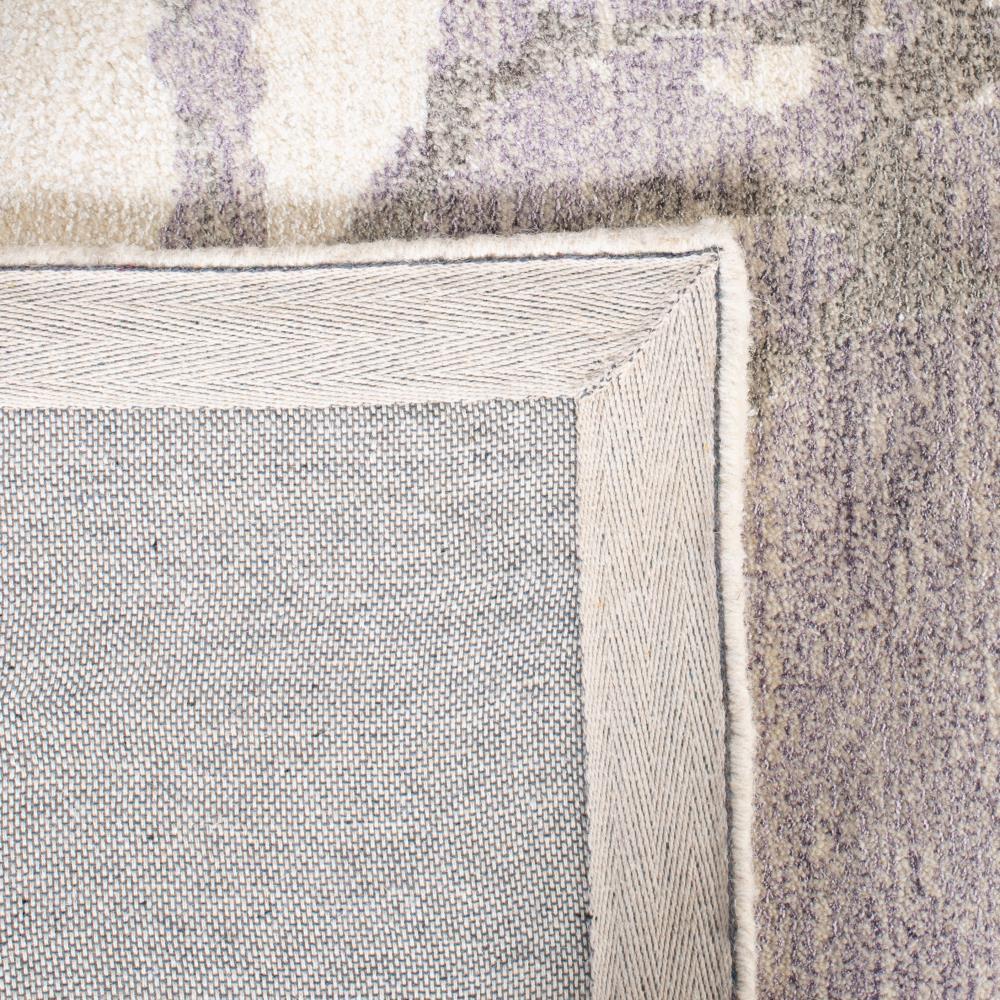 Restoration Vintage RVT112 Hand Tufted Indoor Area Rug - 5'x8' - Purple/Ivory - Safavieh