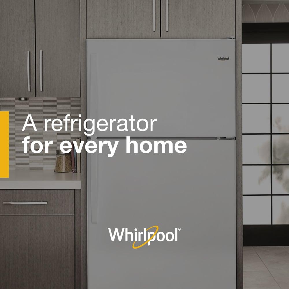 Whirlpool WRT311FZDW 20.5 Cu. Ft. White Top Freezer Refrigerator