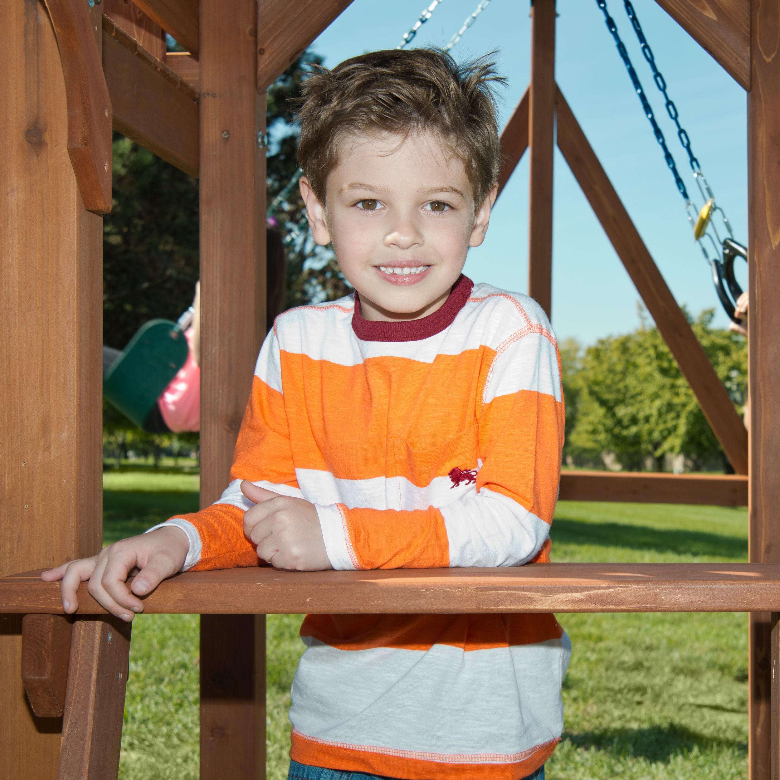 Jamboree Fort Play Swing Set