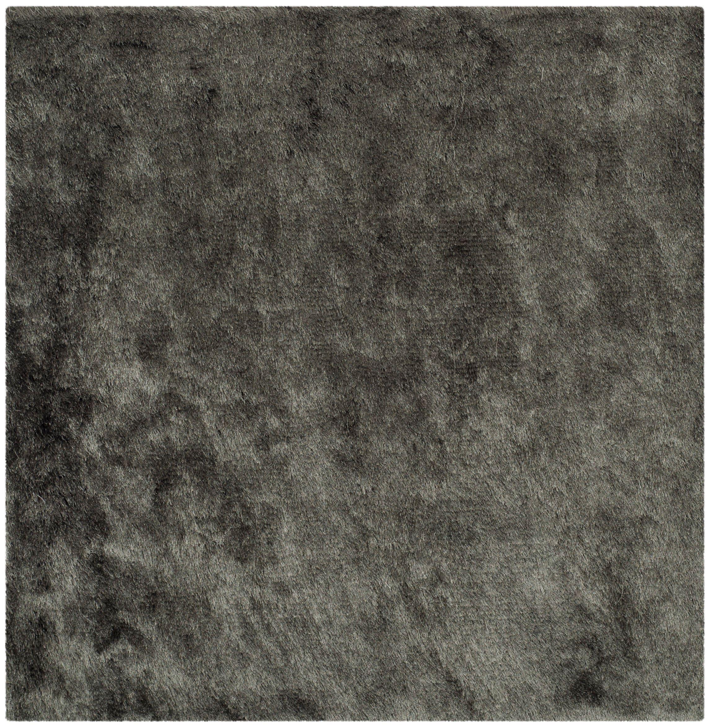 Shag SG511 Hand Tufted Area Rug - Titanium - 5'x5' - Safavieh.