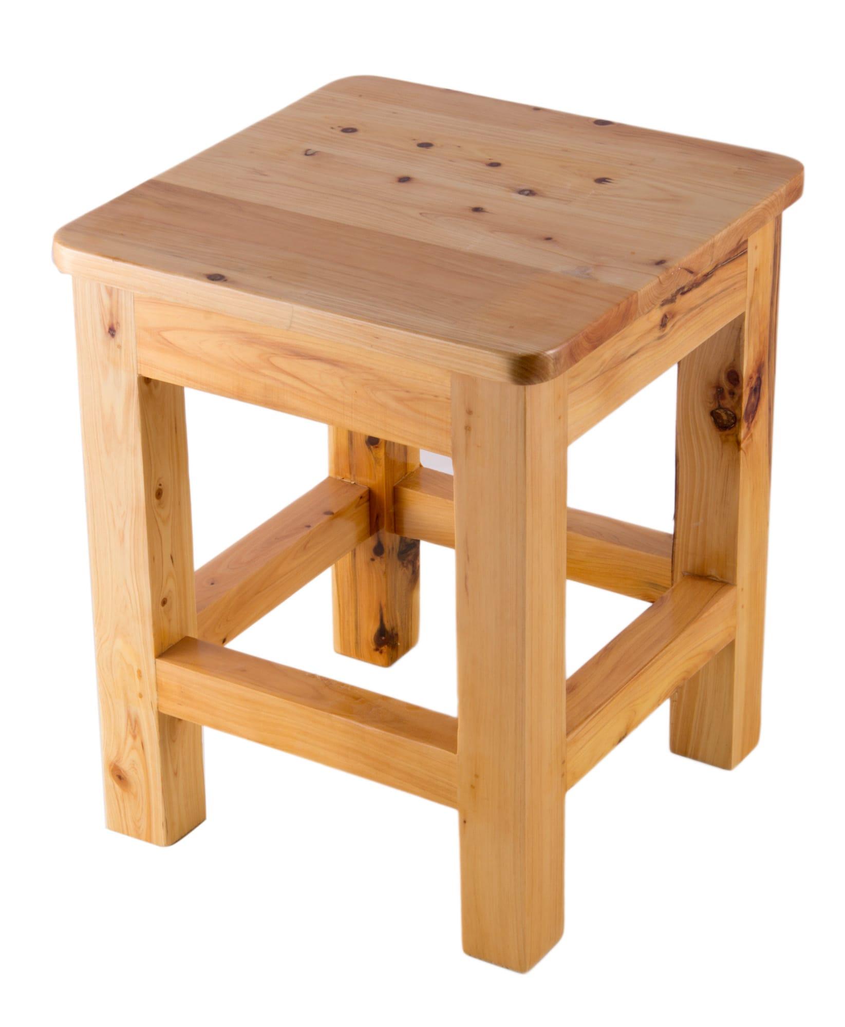 Solid Wood Accent Stool