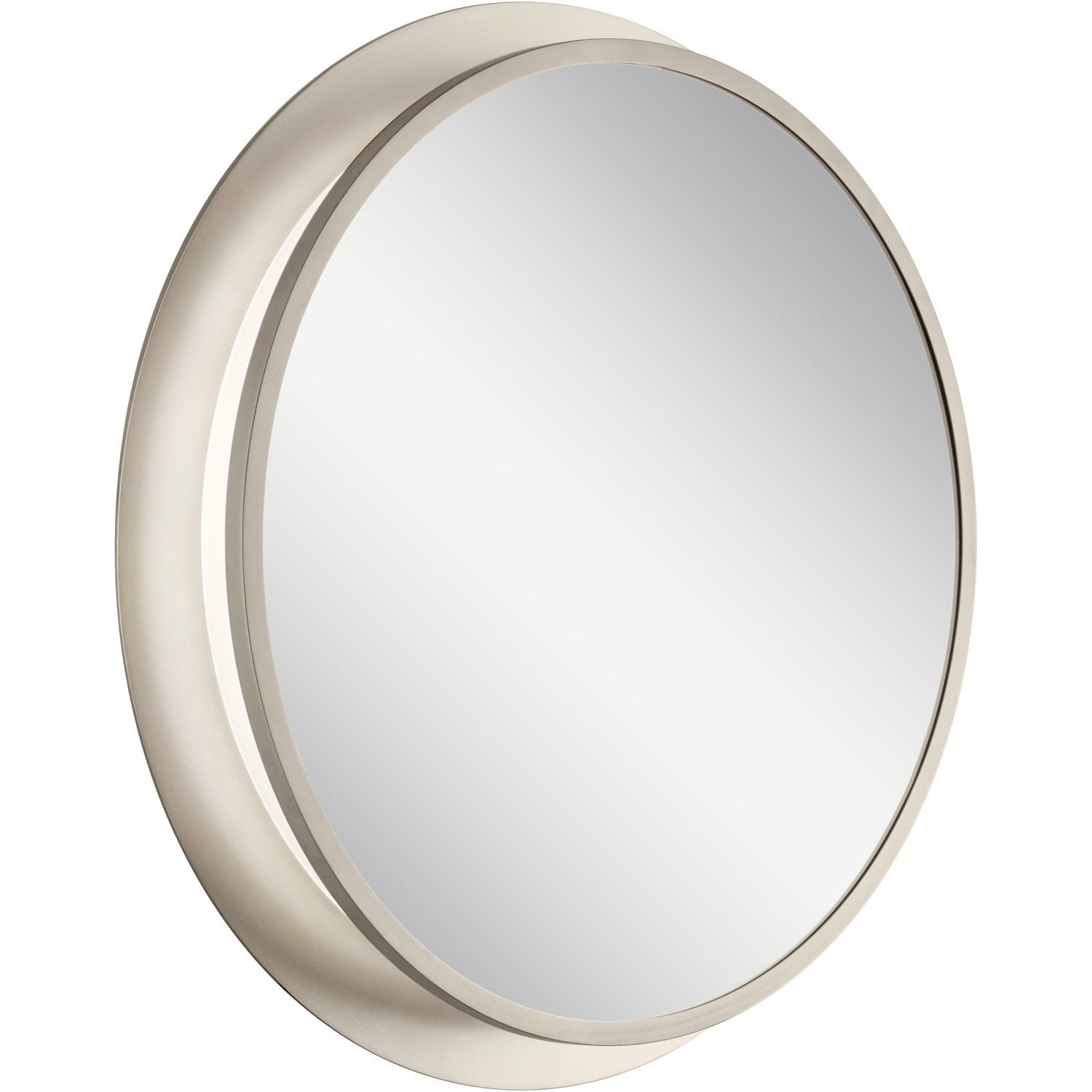 Kichler 86004 30" Diameter Contemporary Circular Metal Framed Bathroom Wall Mirror -