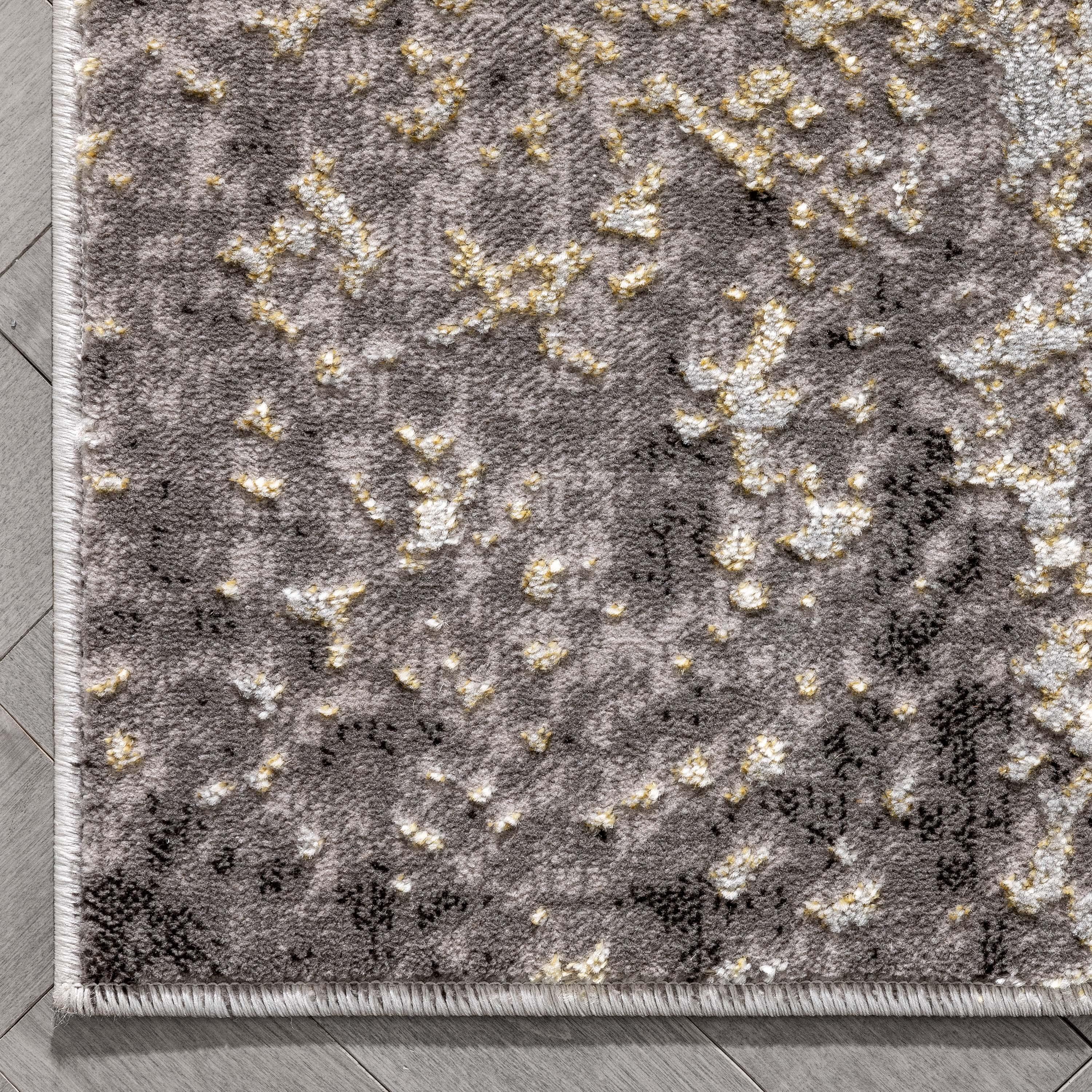 Wade Logan® Clomer Fairmount Geometric Gray Area Rug
