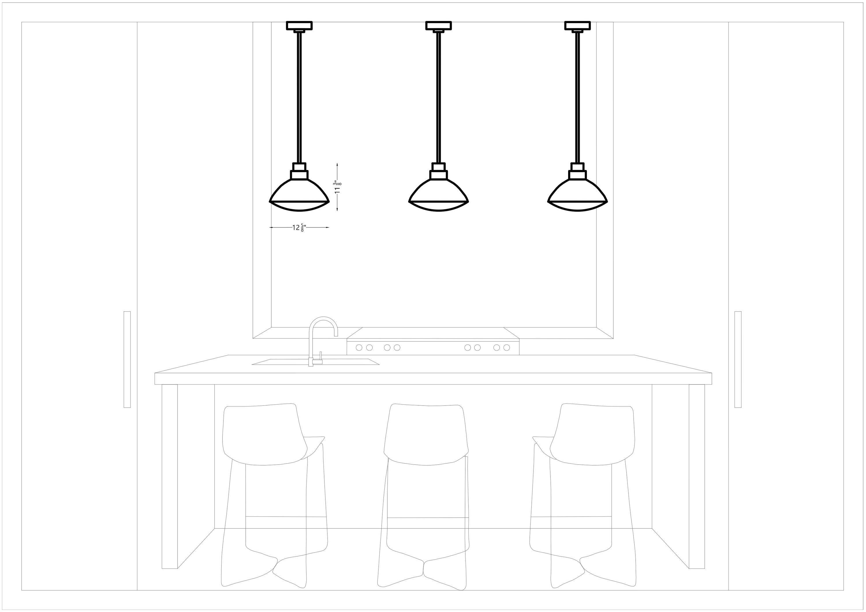 Generation Lighting Belton 1 -Light Brushed Nickel Transitional Seeded glass Dome Medium Hanging Pendant light