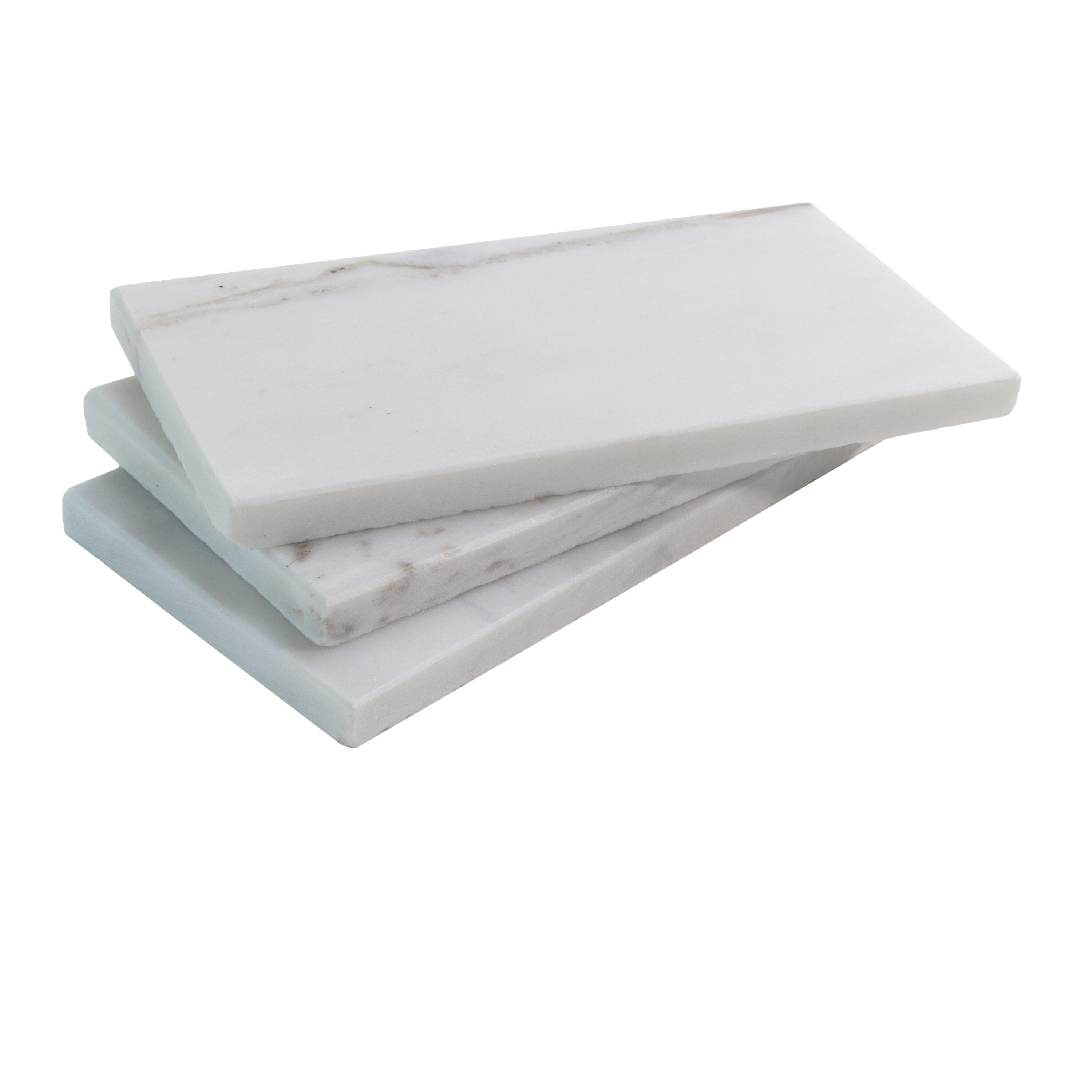 3" x 6" Marble Look Subway Wall & Floor Tile