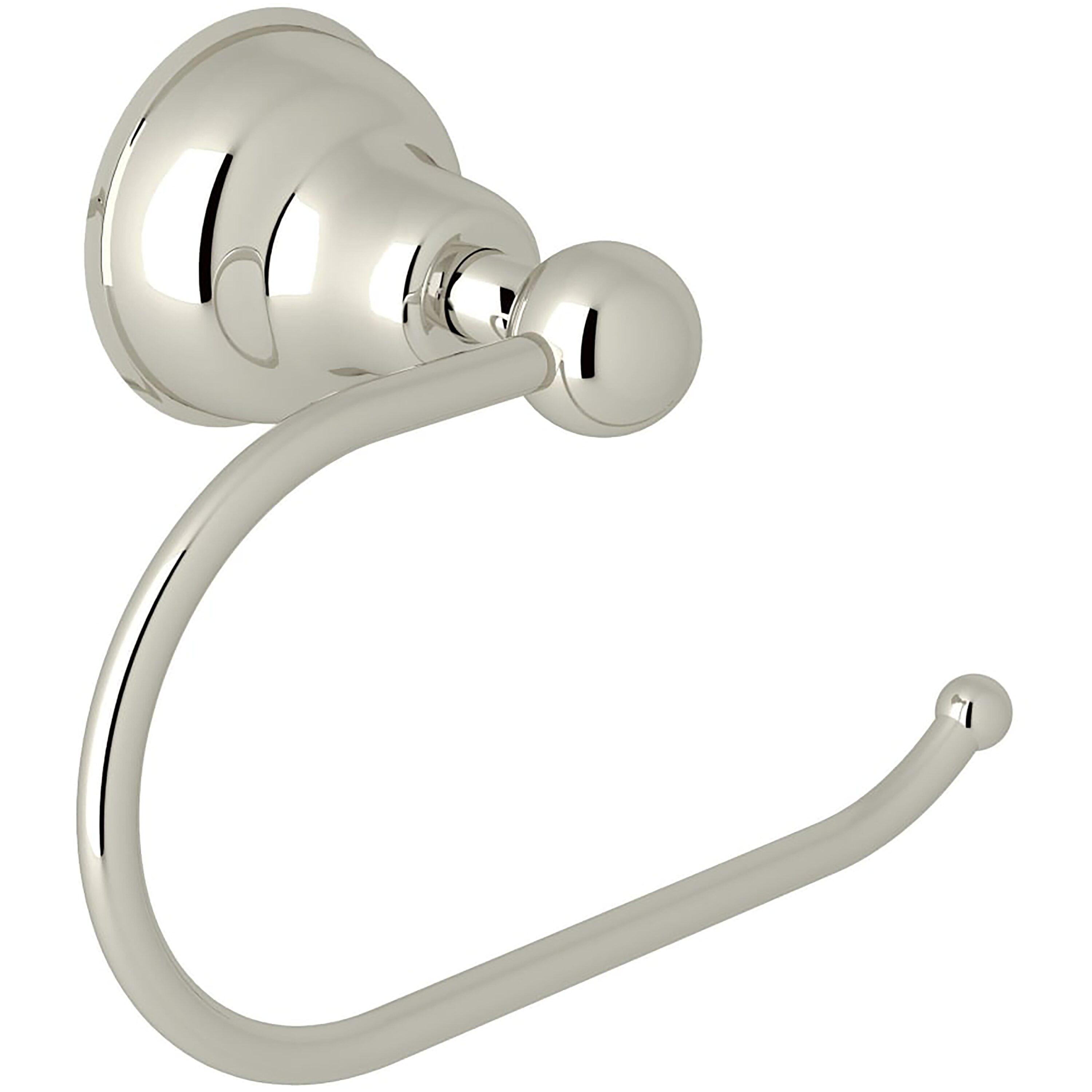 Polished Nickel Traditional Wall Mounted Toilet Paper Holder