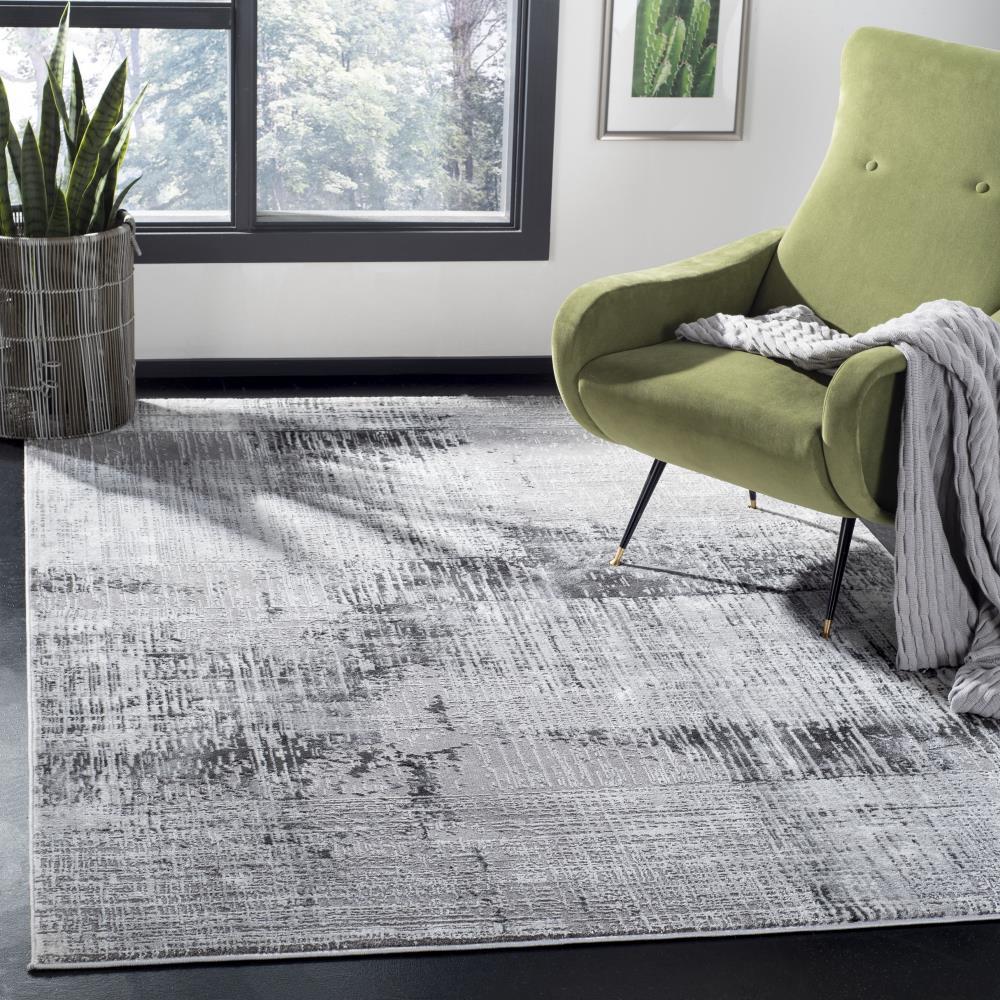 Craft CFT874 Loomed Indoor Area Rug - Grey/Dark Grey - 5'3"x7'6" - Safavieh