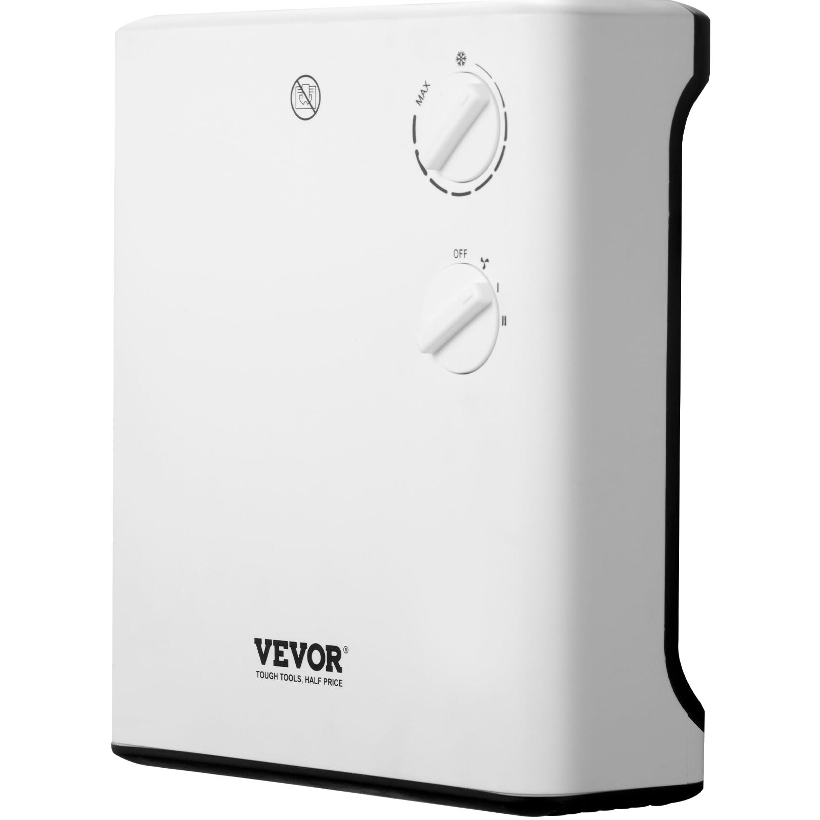 VEVOR 1500 Watt 250 BTU Electric Wall Mounted Space Heater with Adjustable Thermostat