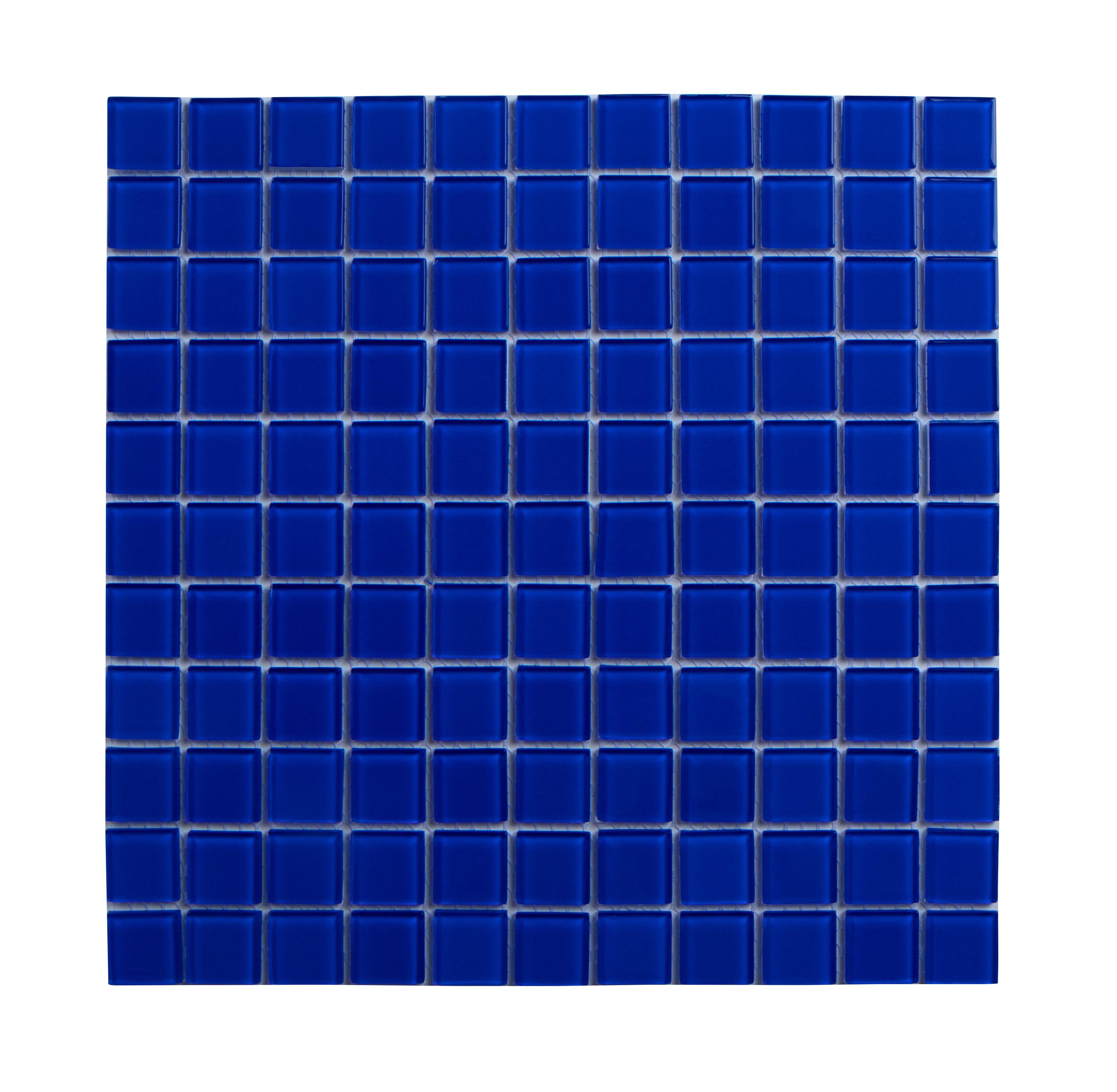 WS Tiles® 1" x 1" Straight Edge Glass Mosaic Tile