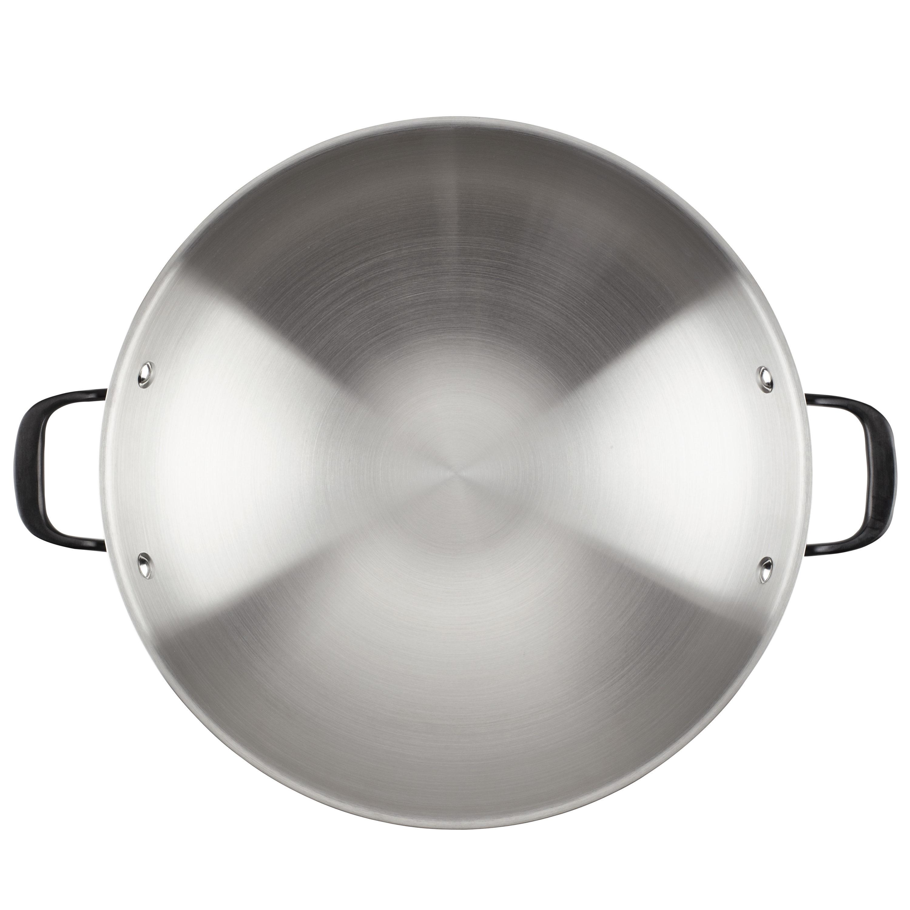 KitchenAid® 5-Ply CladPolished Stainless Steel Induction Wok, 15-Inch