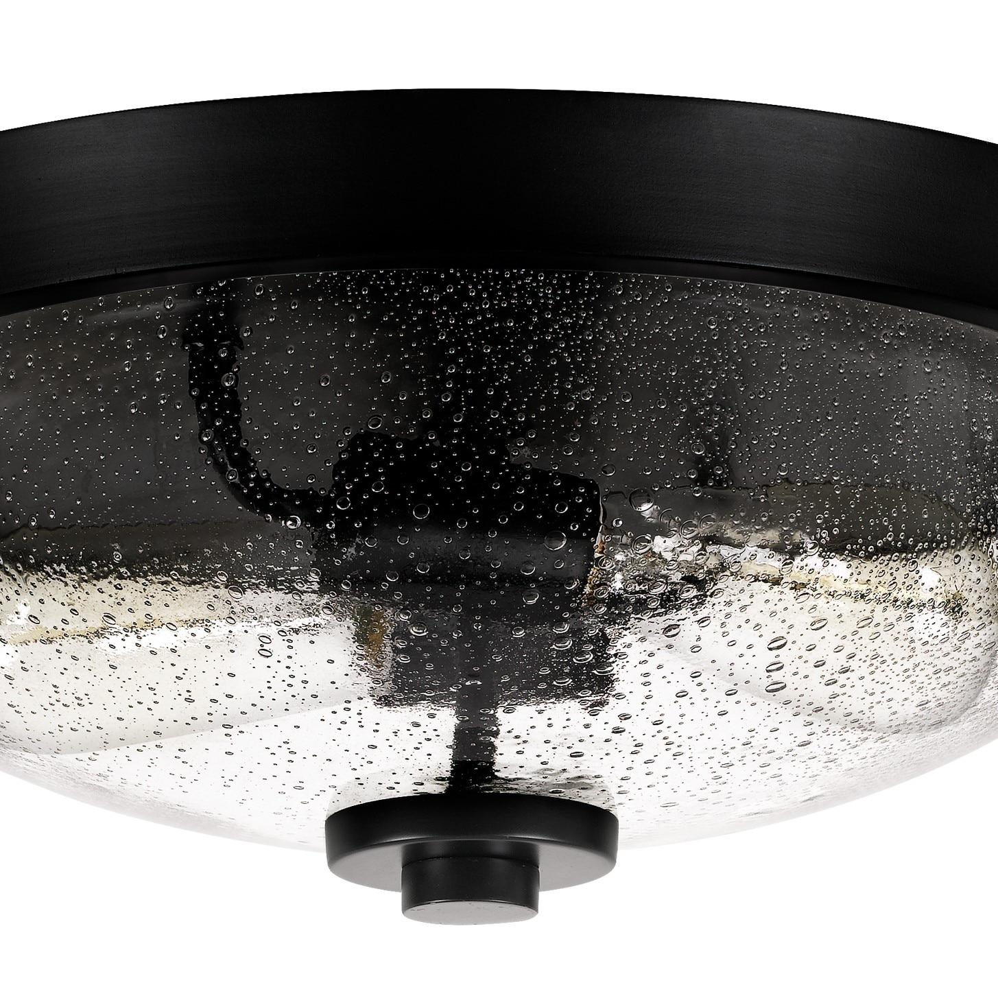 Quoizel Lighting Radius 2 - Light Flush Mount in  Earth Black