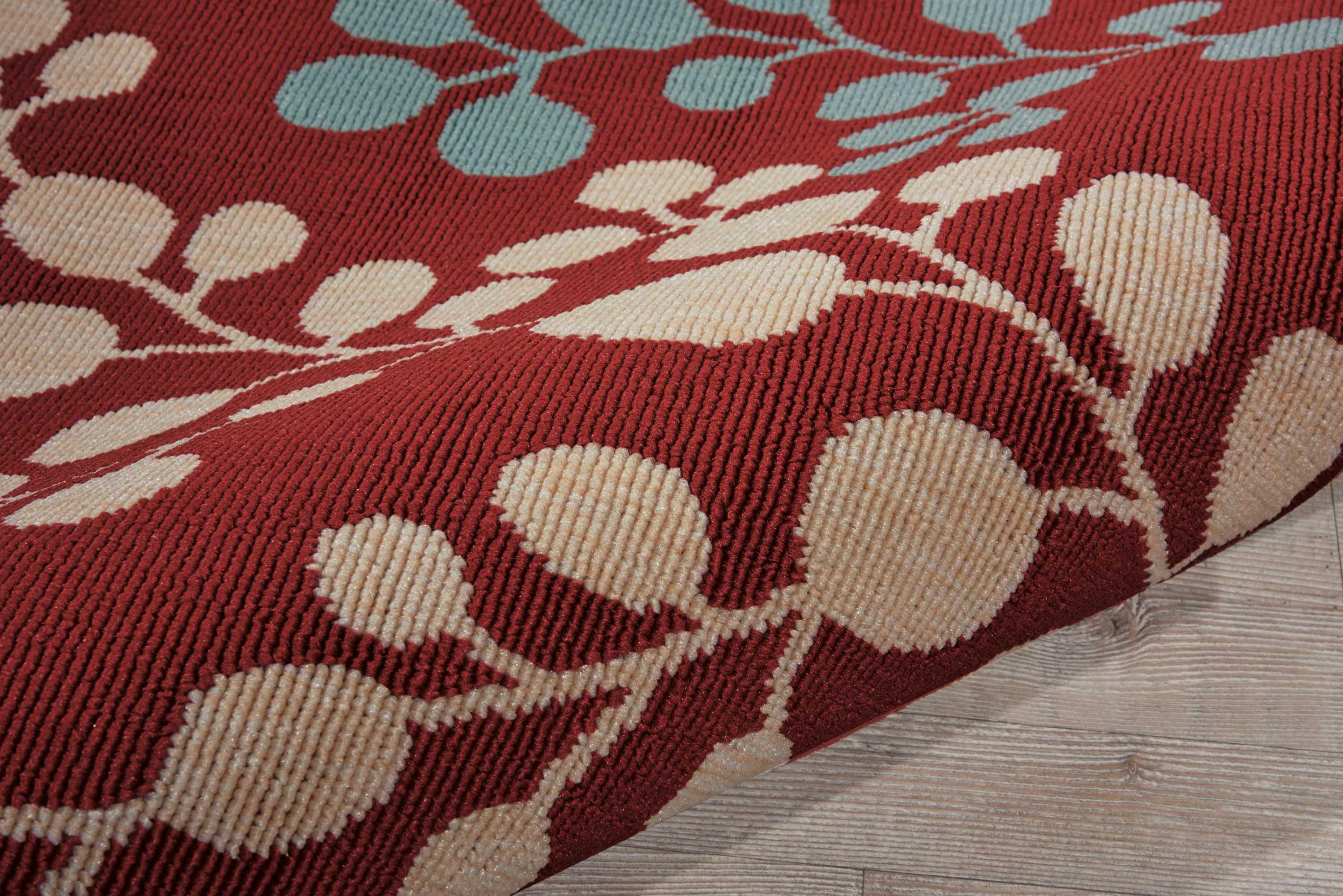 Nourison Caribbean Rust Indoor/Outdoor Area Rug CRB01 2'3" x 7'6"