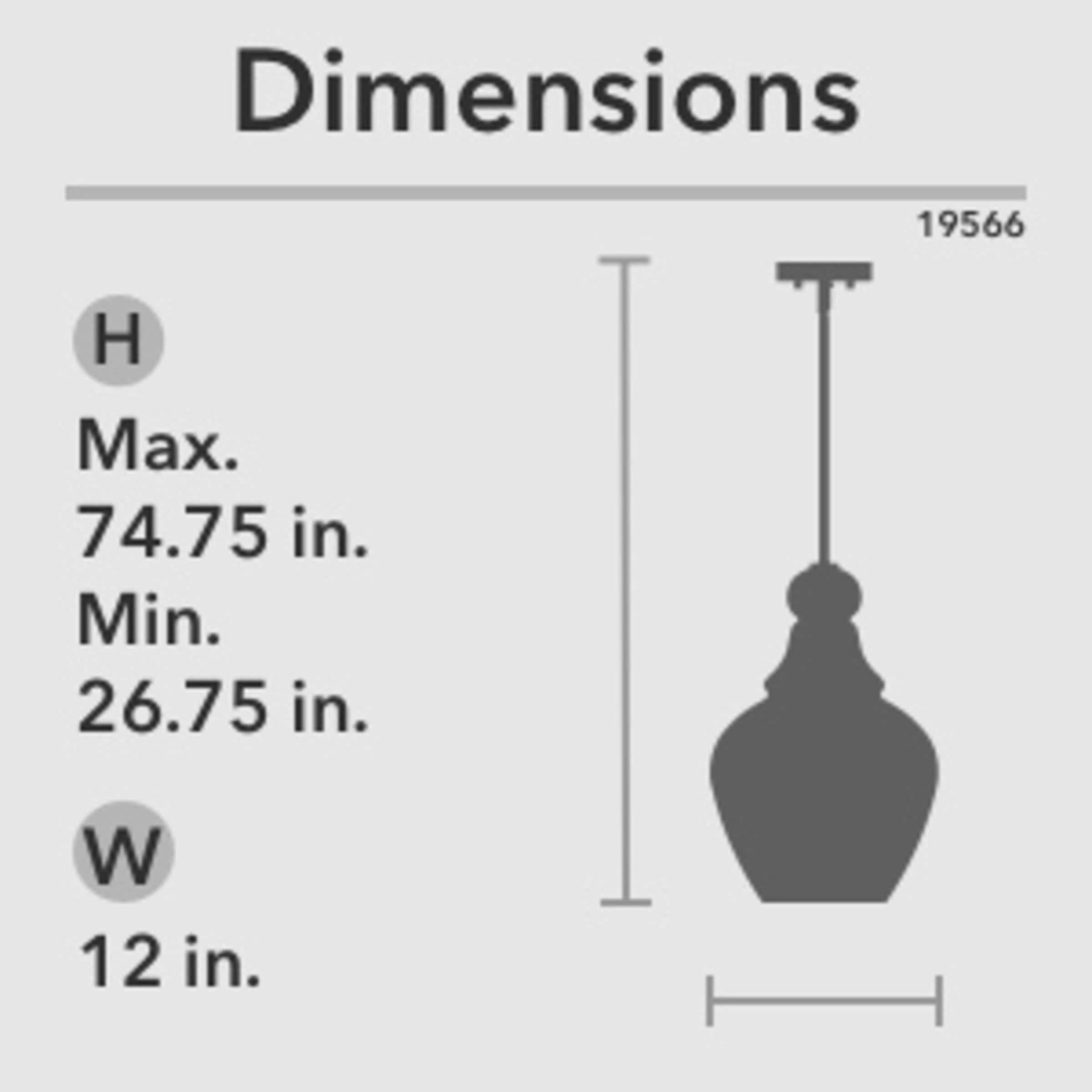Maple Park 1 Light Bell Pendant