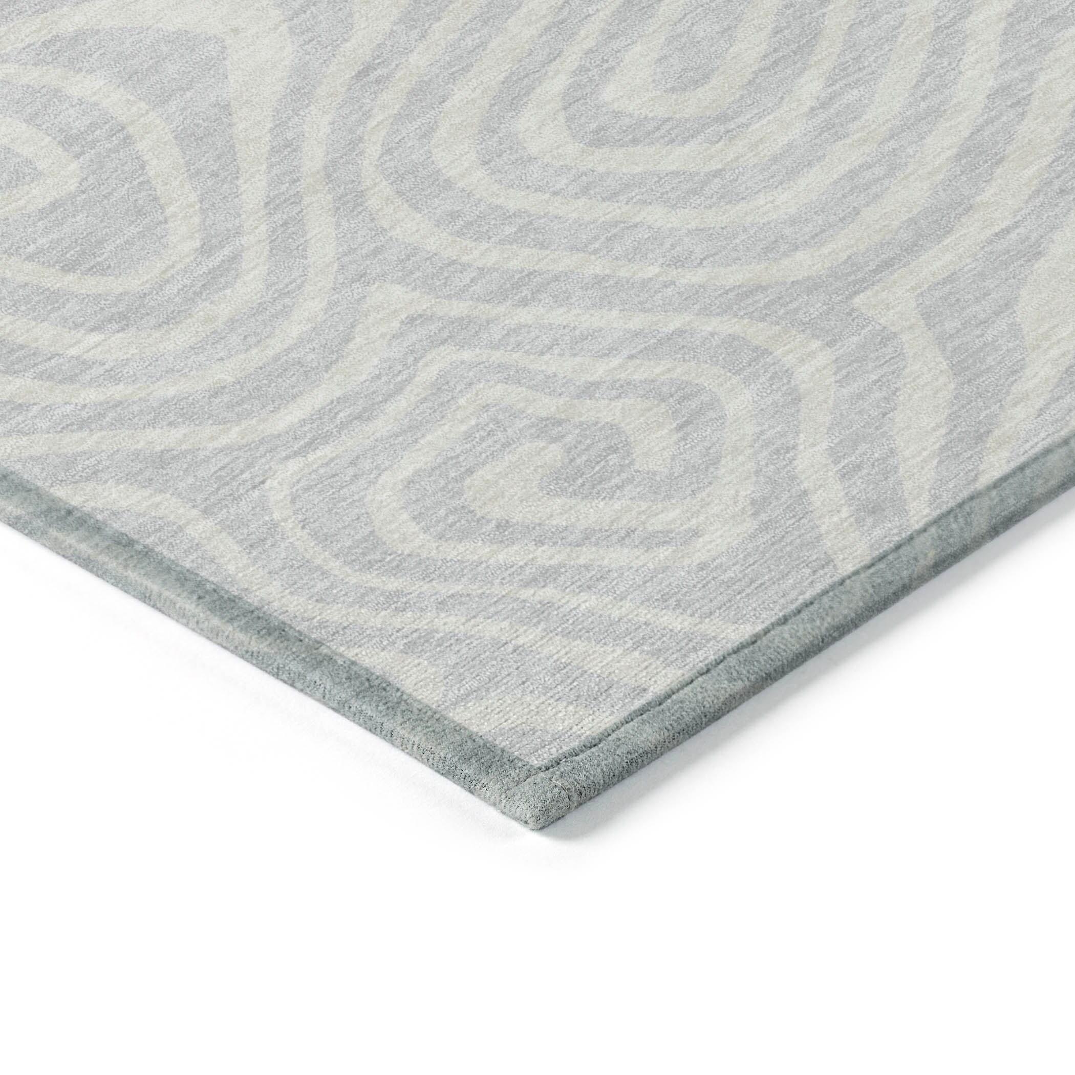 Machine Washable Indoor/Outdoor Chayden ACN1020 Gold 1'8" x 2'6" Rug