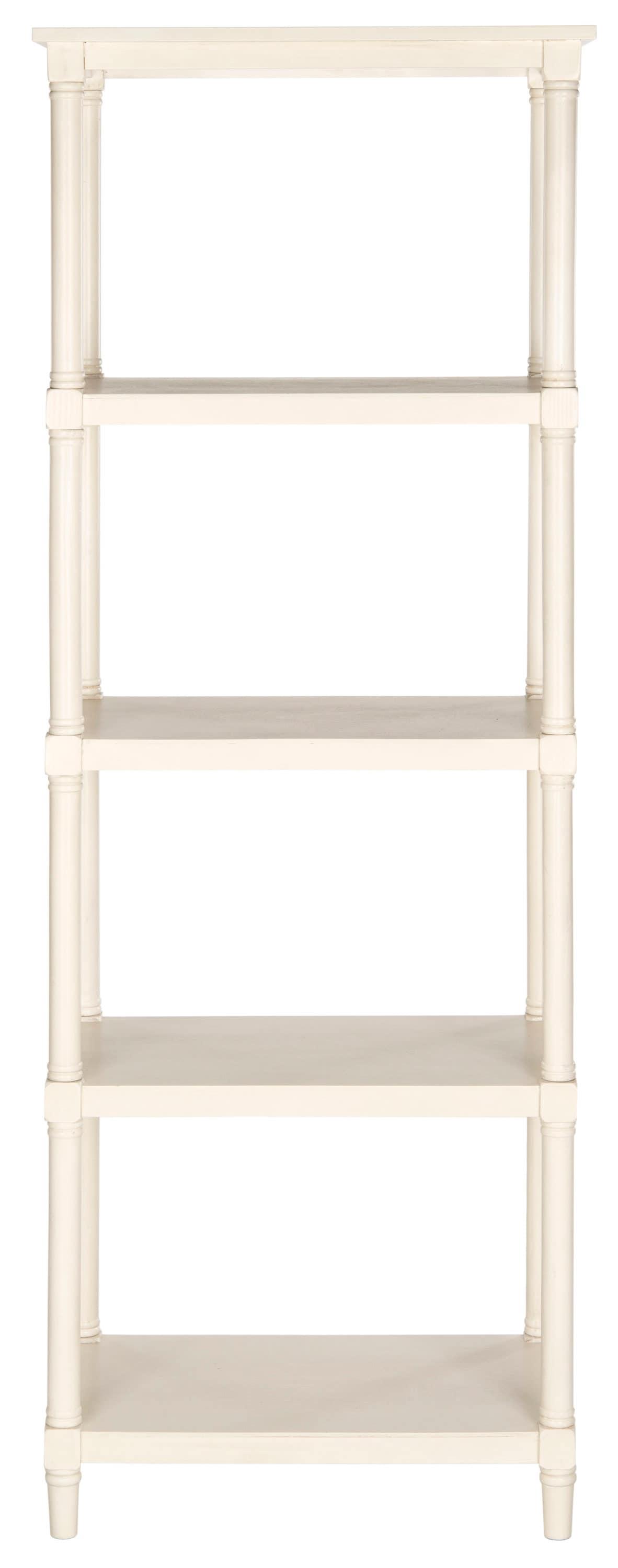Odessa Bookcase - AMH5721 - Vintage White - Safavieh Couture