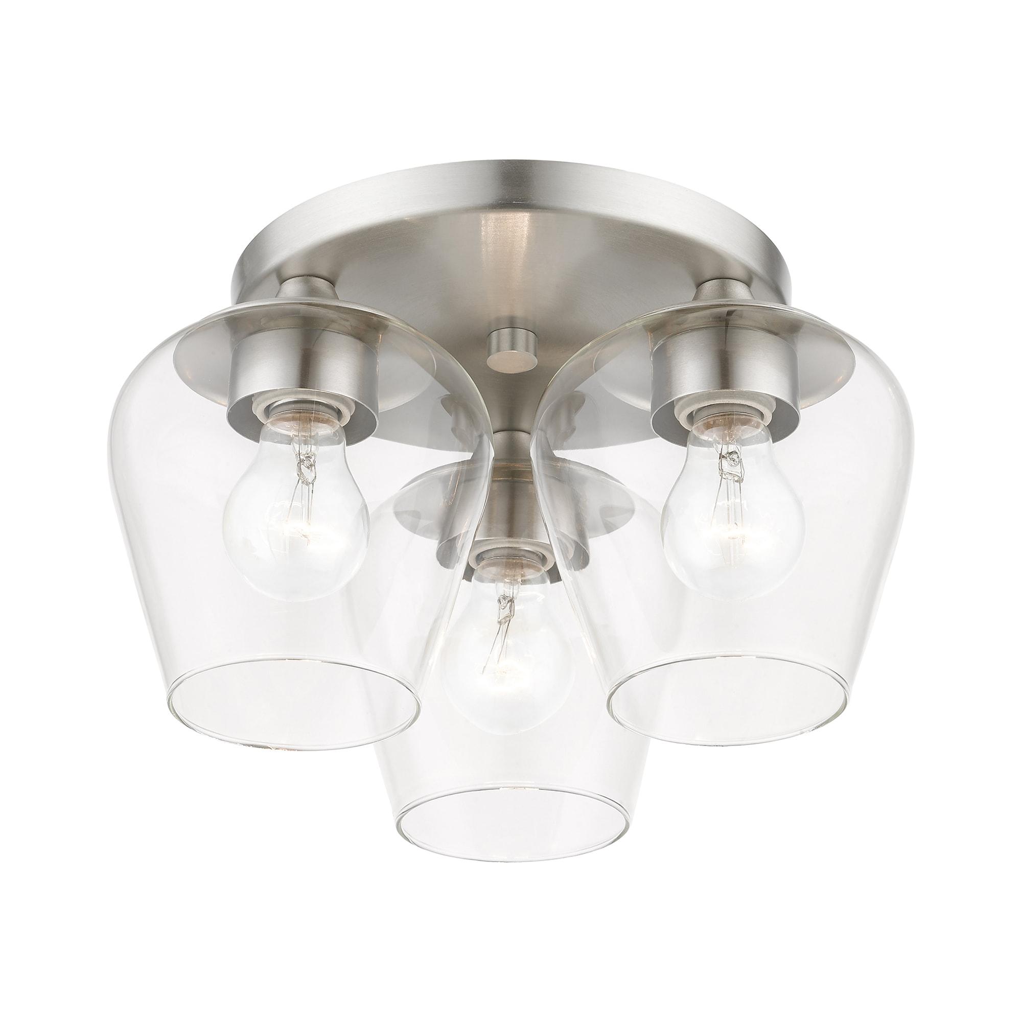 Willa Arlo™ Interiors Chrisha Orizaba 3-Light 13" Flush Mount