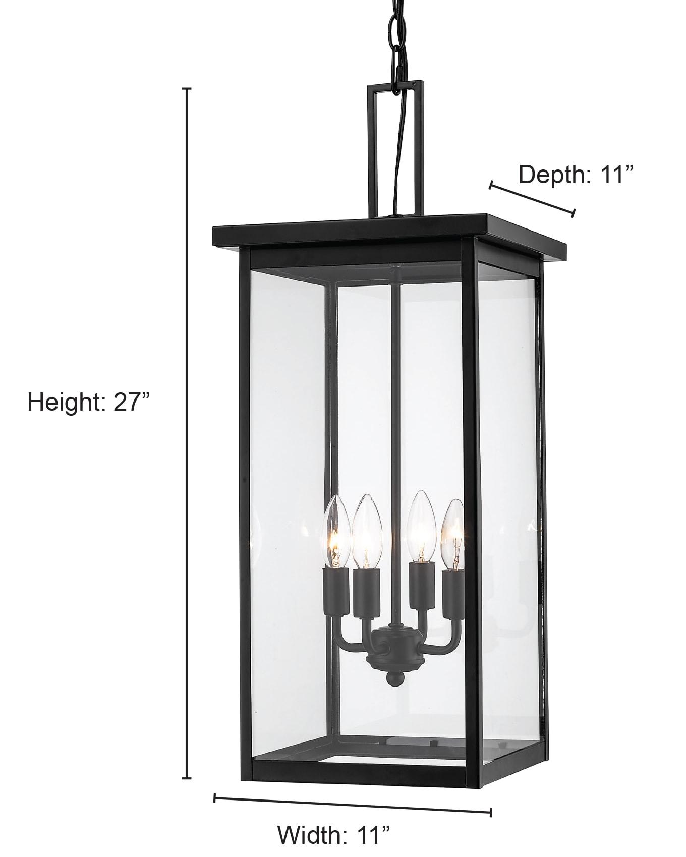 Millennium Lighting 2605 Barkeley 4 Light 11" Wide Outdoor Pendant - Black