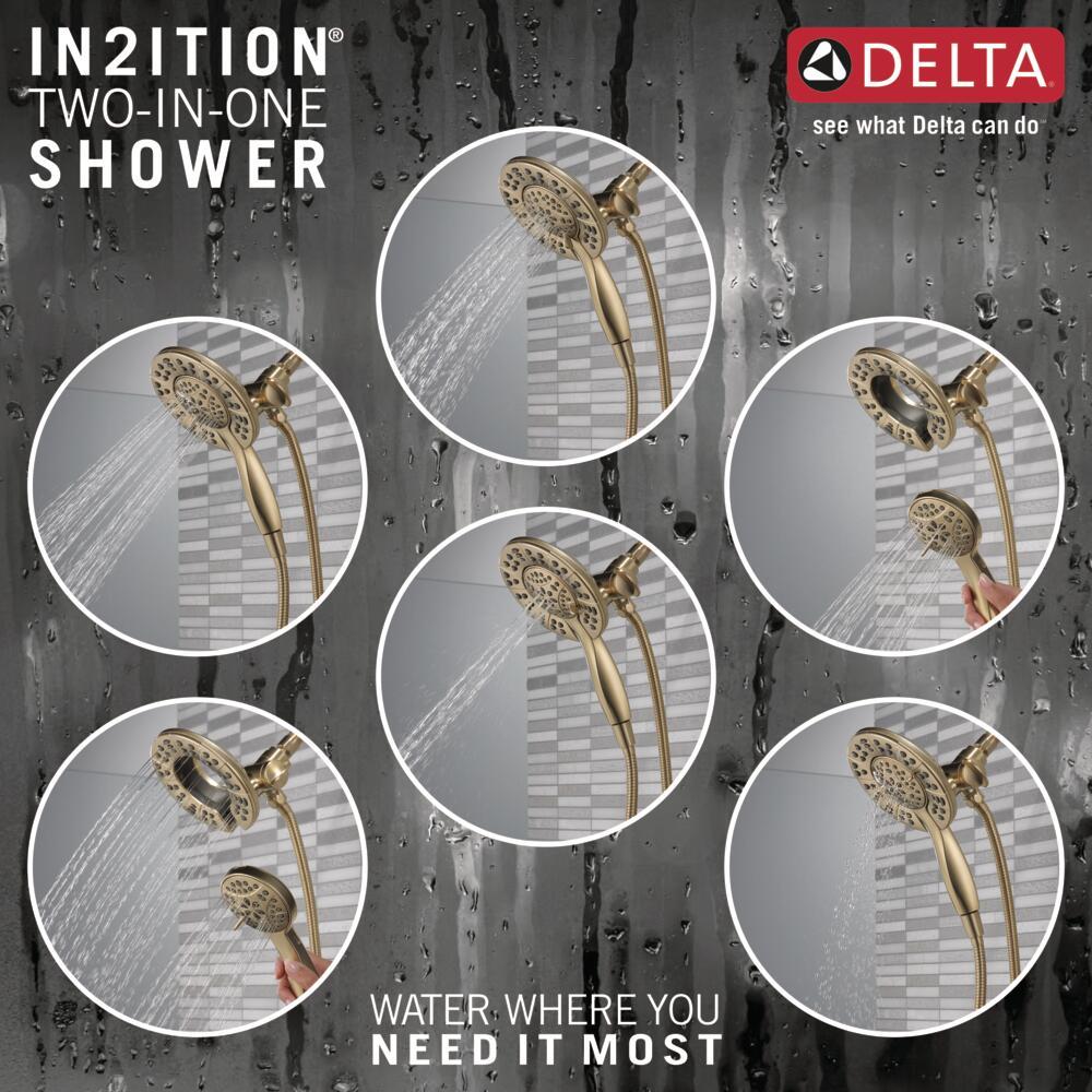 Delta Monitor 14 Series Shower Only Trim Only with In2ition Hand Shower T142855-CZ-I