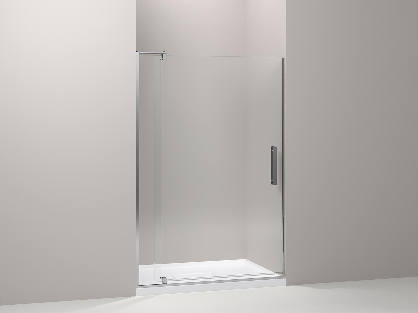 Revel 48'' x 70'' Pivot Shower Door with CleanCoat® Technology