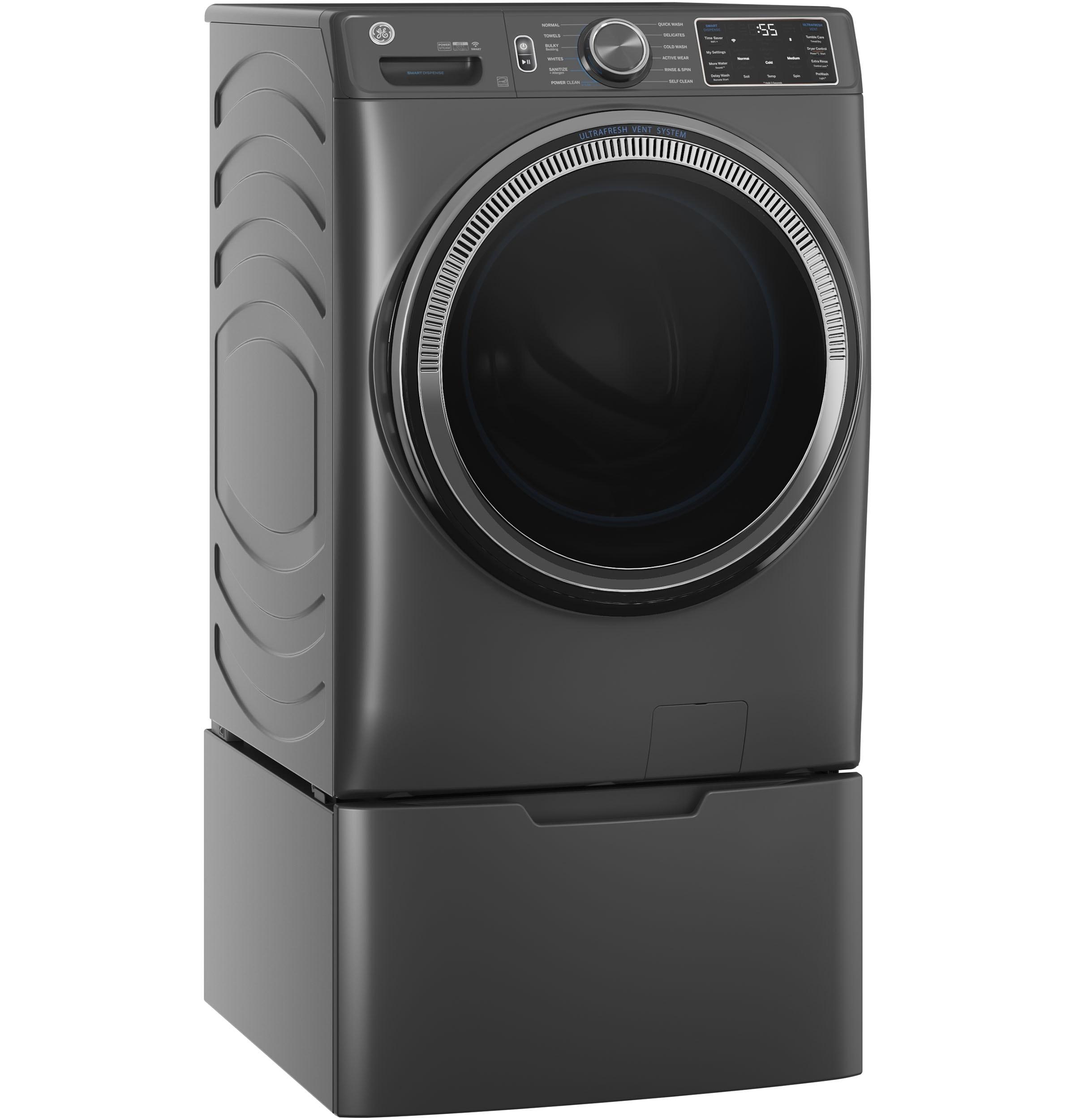 GE Appliances 5 Cubic Feet Energy Star Front Load Washer with Steam Wash
